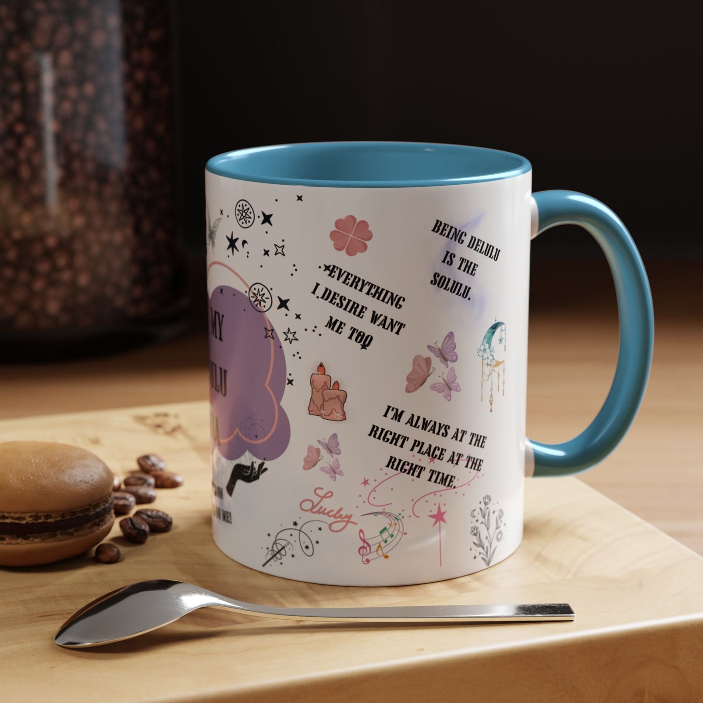 Morning affirmations mug In my delulu era mug witchy Christmas gift for her gift for him bestie mug Witches mug wicked mug Gift Mug coffee