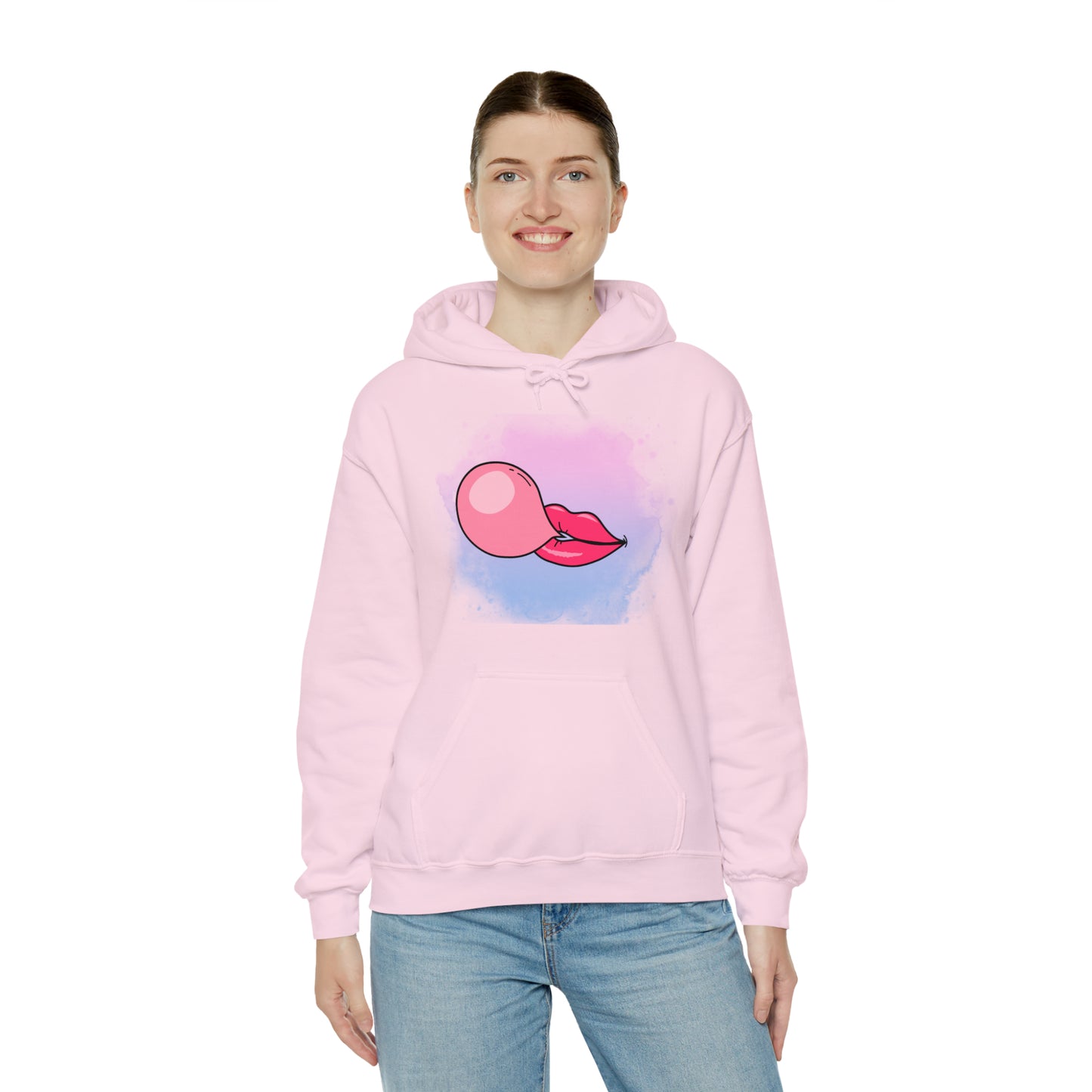 Bubble Gum kiss Hoodie, Summer Bubblegum shirt, Birthday gift for her, Galantine gift for her, best friend gift,birthday vacation,Unisex