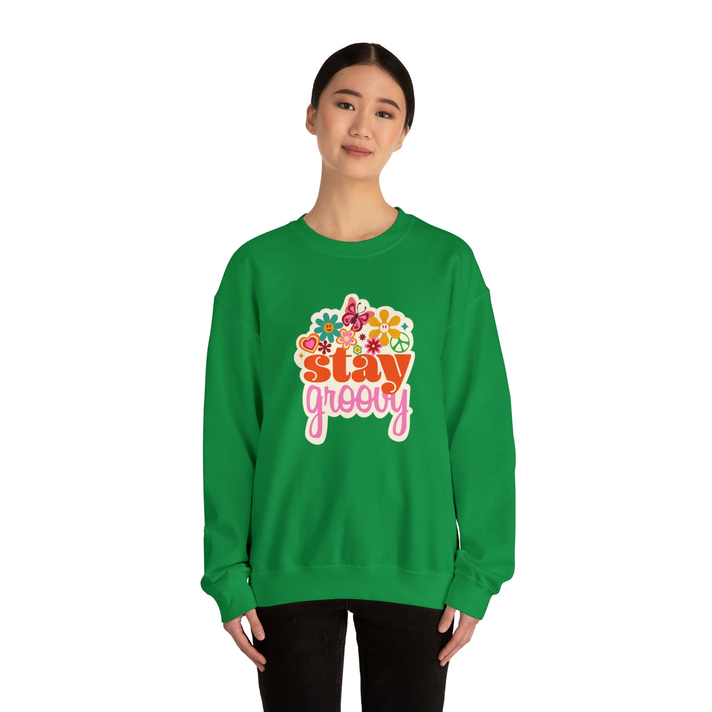 Stay Groovy sweatshirt, good vibes sweater, love inspire sweatshirt mode sweater, Homeschooling sweatshirt mom shirt, shirt unisex gift