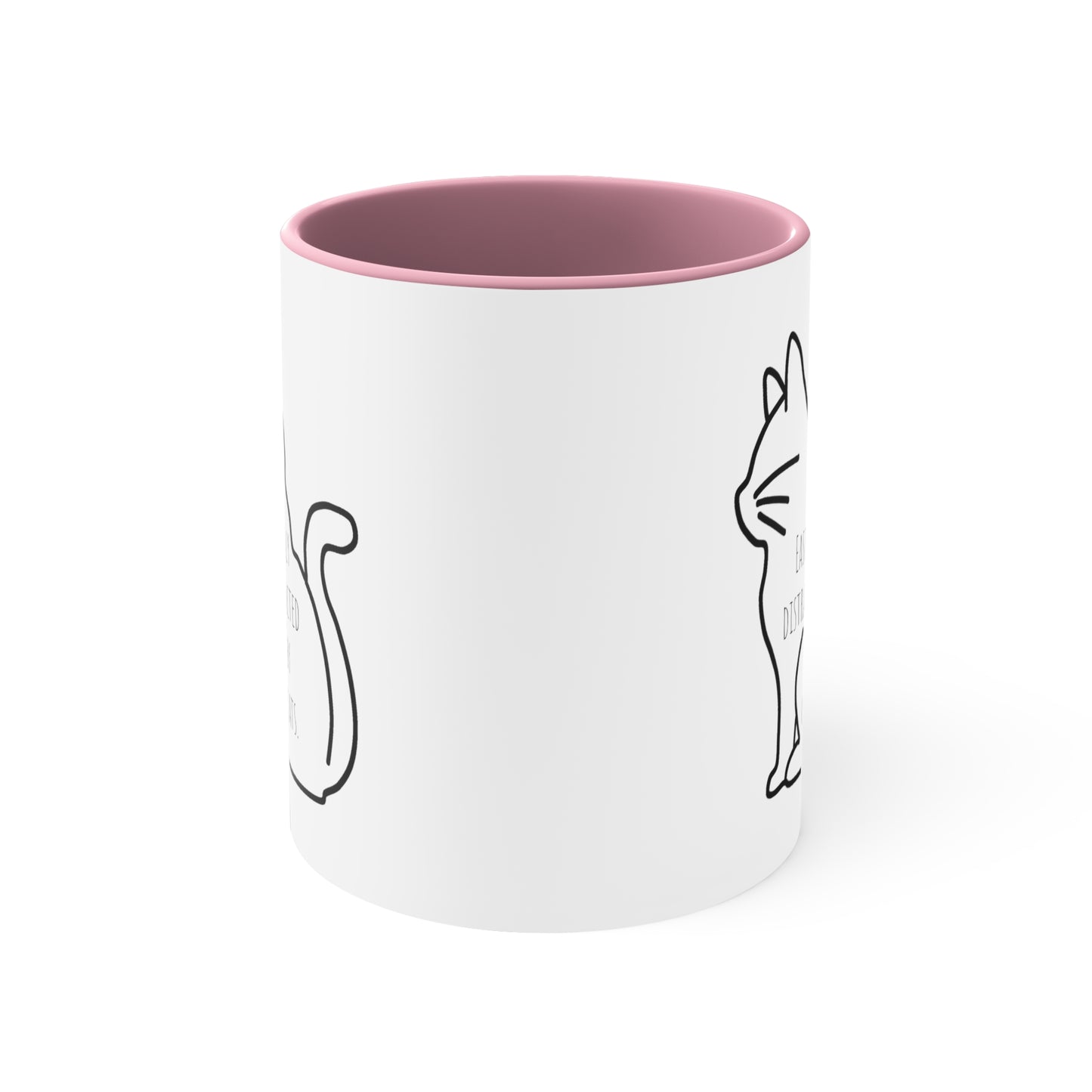 Easily distracted by cats mug 11oz gift Christmas gift for her gift favorite aunt gift coffee lover gift tea gift for her coffee Mug 11oz