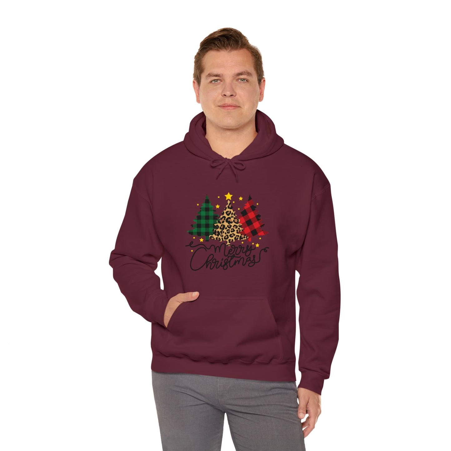 Festive AF hoodie Maroon Merry Bright Christmas Sweatshirt for Women Christmas Hoodie Holiday Christmas gift for her gift for him