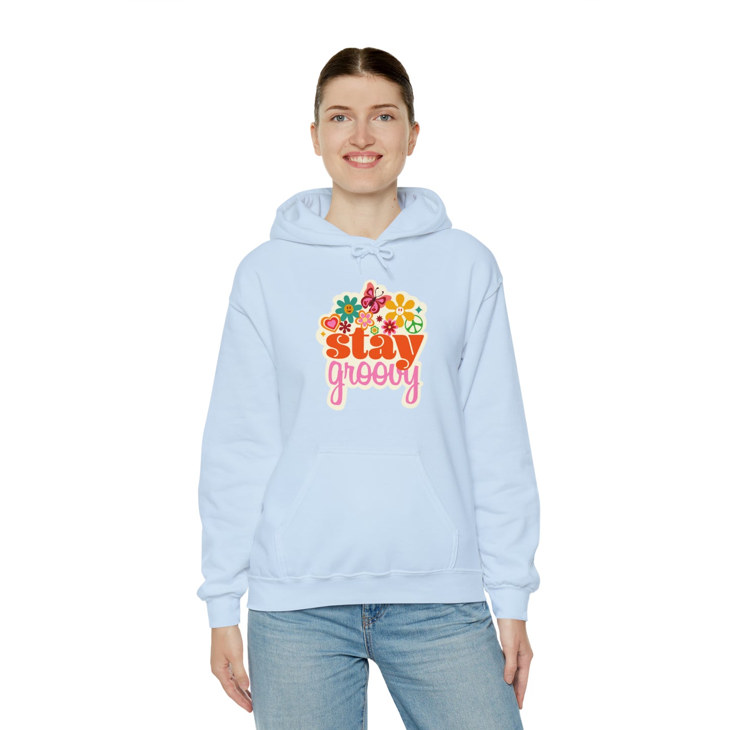 Stay Groovy Hoodie, Hippie Hoodie, good vibes hoodie, Fun Summer shirt, Birthday gift for her, Galantine gift for her,best friend gift, vac