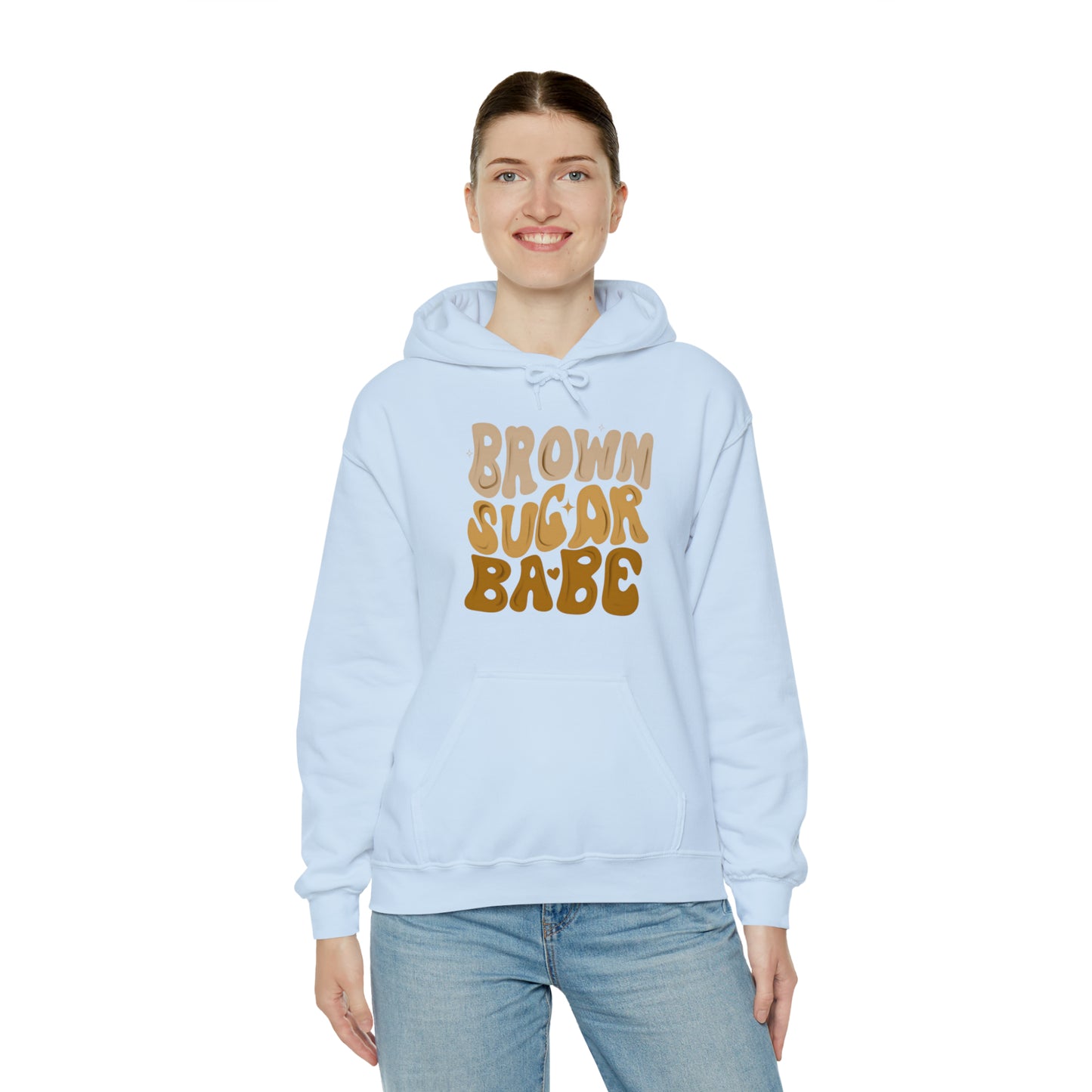Brown sugar babe hoodie, gift for her, best friend gift, birthday vacation, Unisex Heavy Blend Hooded Sweatshirt