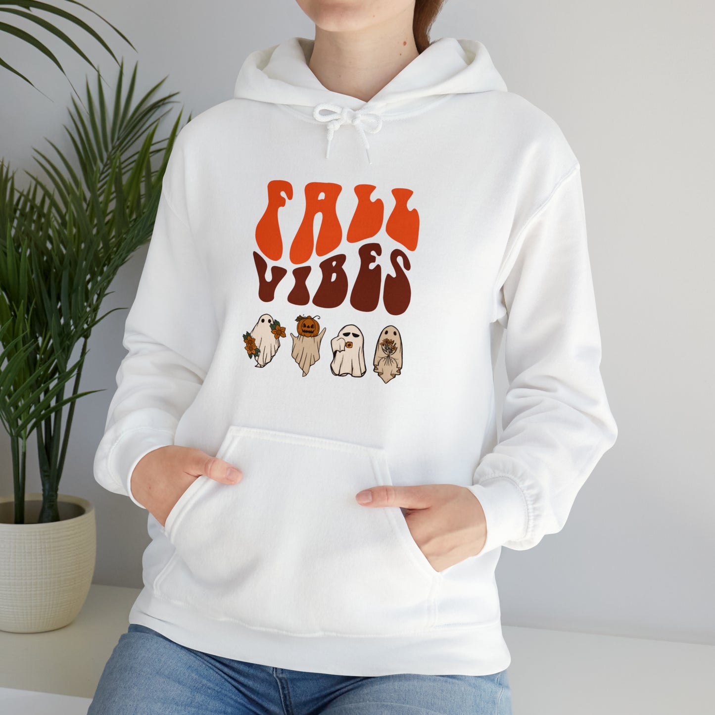 Fall Vibes Spooky season hoodie Vintage Halloween skeleton Sweatshirt Halloween Sweater Retro Halloween Sweater Christmas gift