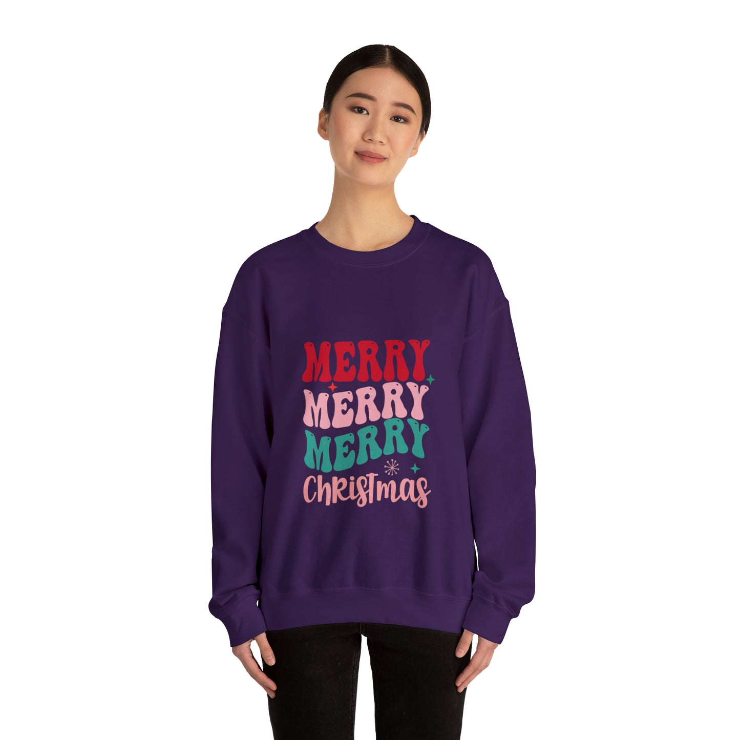 Merry Christmas sweater Mama claus sweater Festive sweater Bright Christmas sweatshirt gift for her gift for Women Holiday Christmas gift