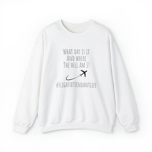 Flight attendant sweatshirt, vacation shirt, best friend gift, appreciation shirt, vacation outfit, travel shirt,best friend trip,vacation