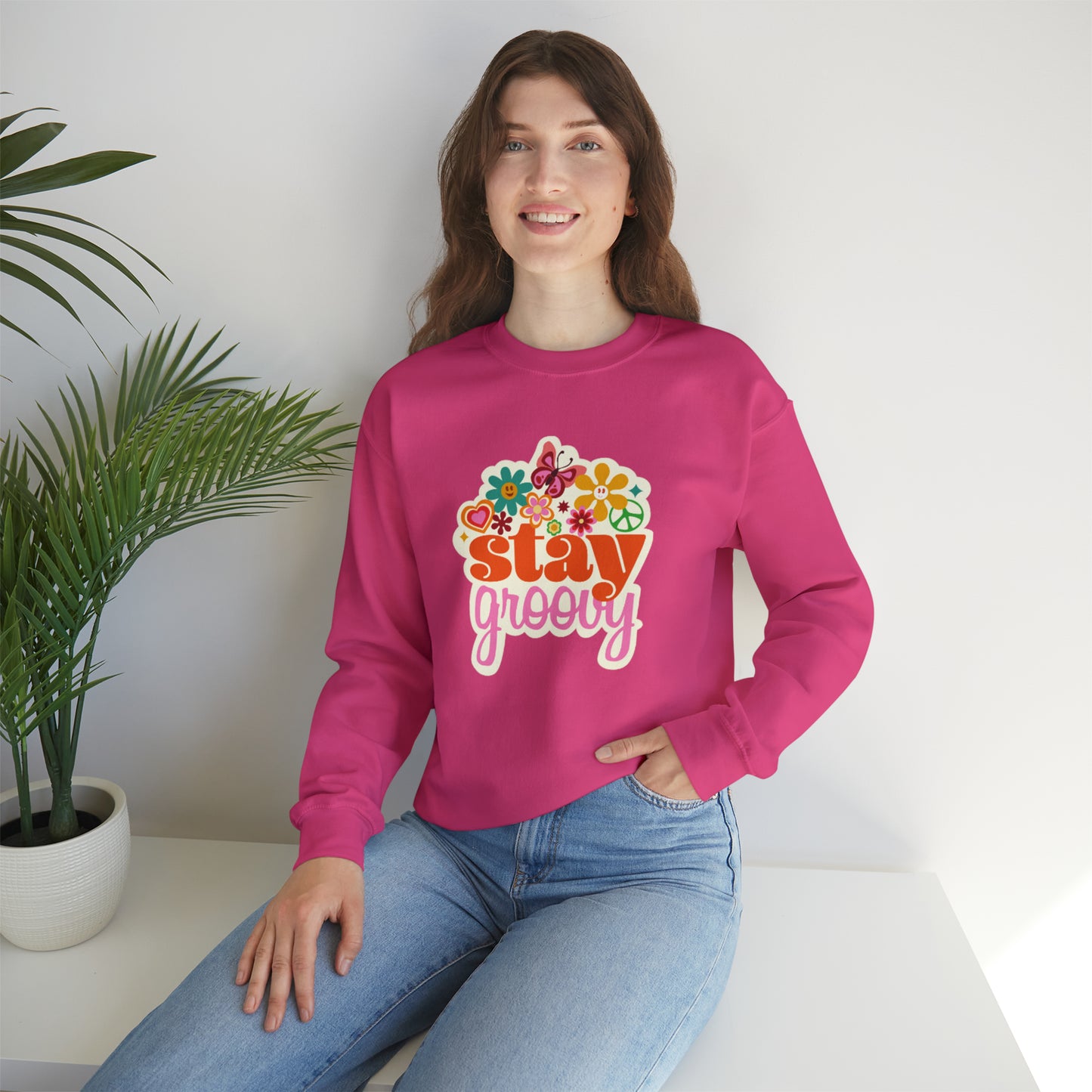Stay Groovy sweatshirt, good vibes sweater, love inspire sweatshirt mode sweater, Homeschooling sweatshirt mom shirt, shirt unisex gift