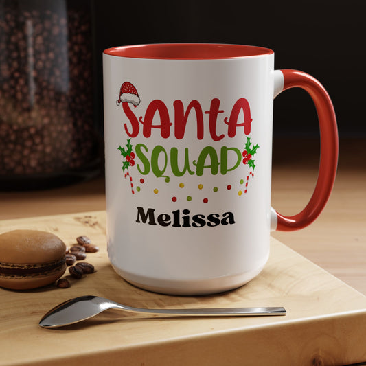 Personalized Christmas mug best friend mug Coffee Mug Custom name Gift Christmas Tea Cup hot cocoa Kitchen Decor Girl more girls Bestie gift