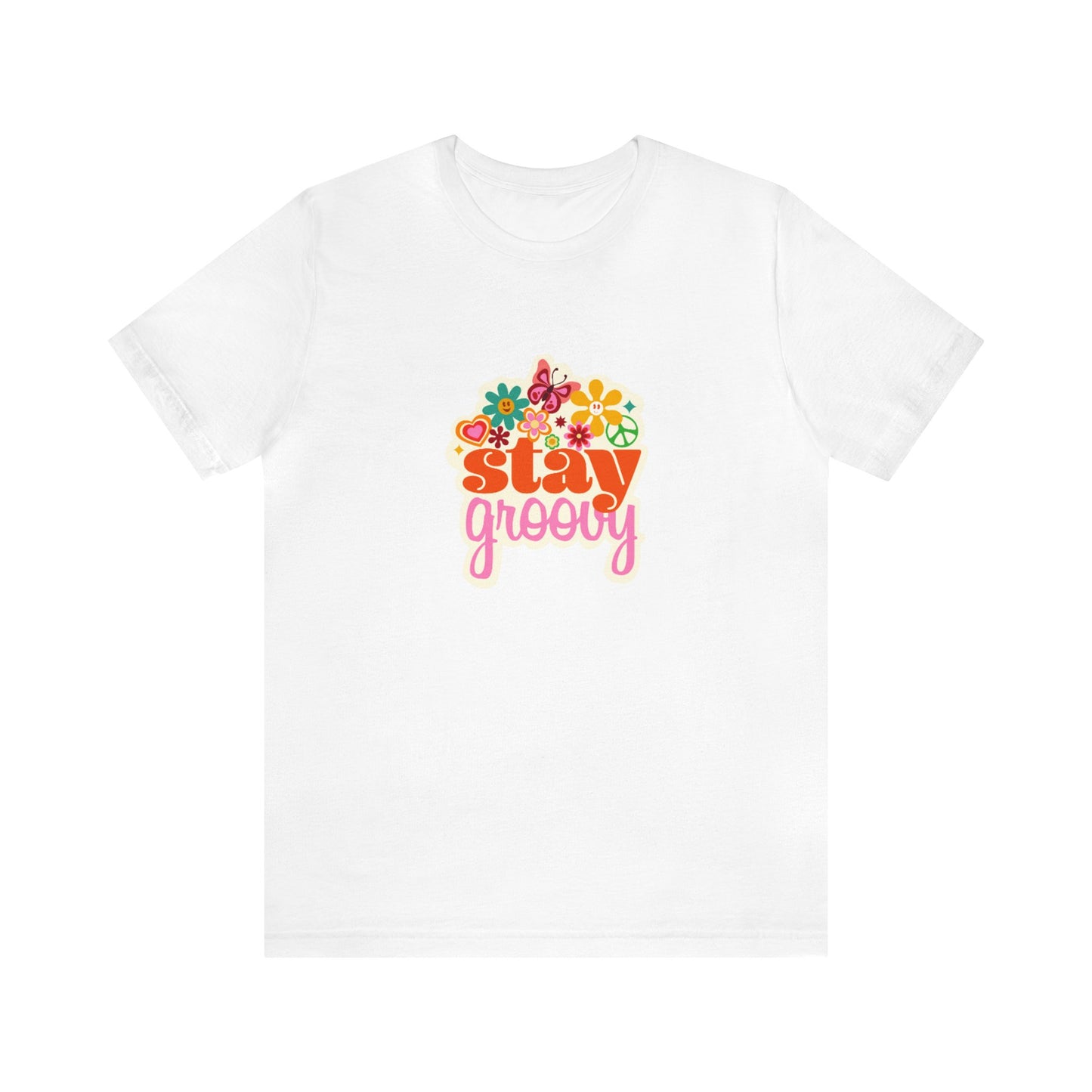 Stay Groovy Shirt Stay Groovy Tshirt Groovy Tee Groovy Birthday Party Outfit Stay Groovy Tee Hippie Shirt Groovy best friend gift for her