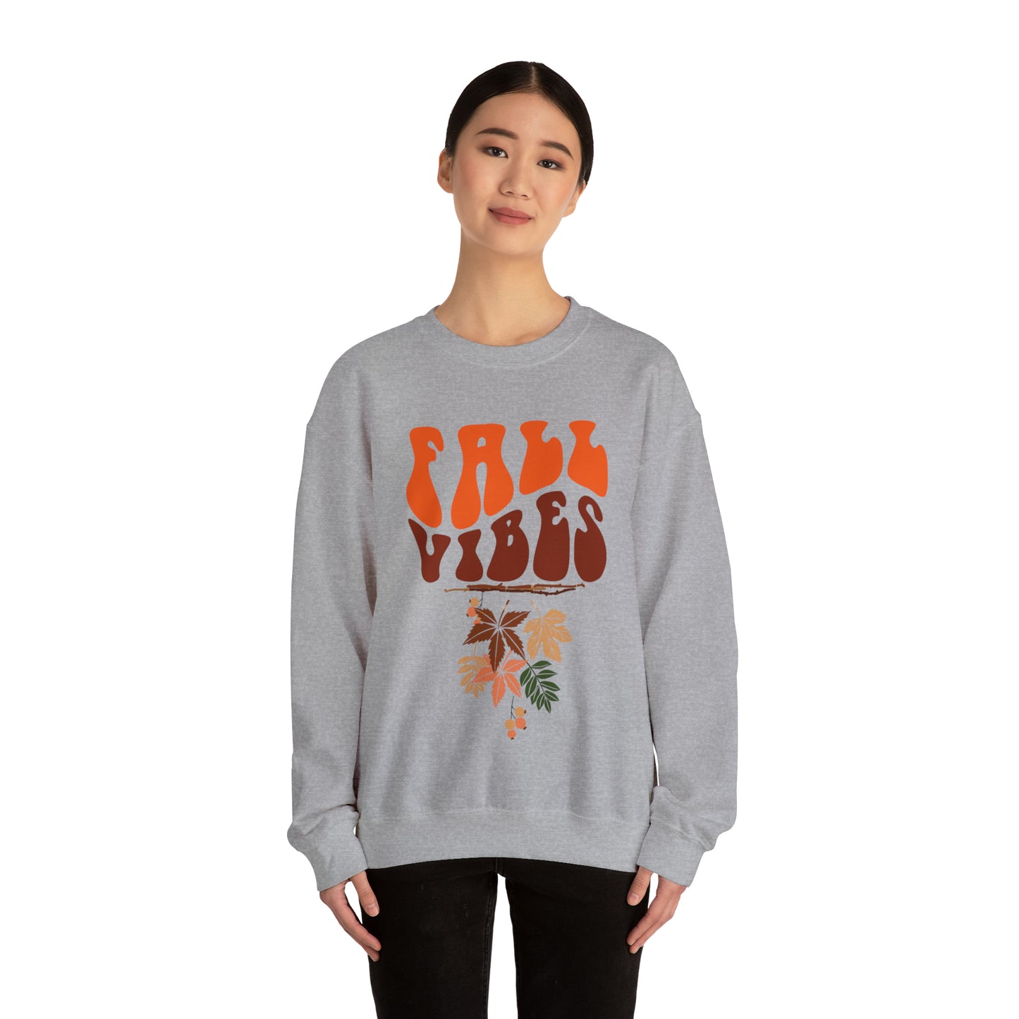 Fall vibes sweater Halloween sweater ghost fall leaves sweater Halloween Sweatshirt  shirt Era Tour sweater best friend gift Unisex gift