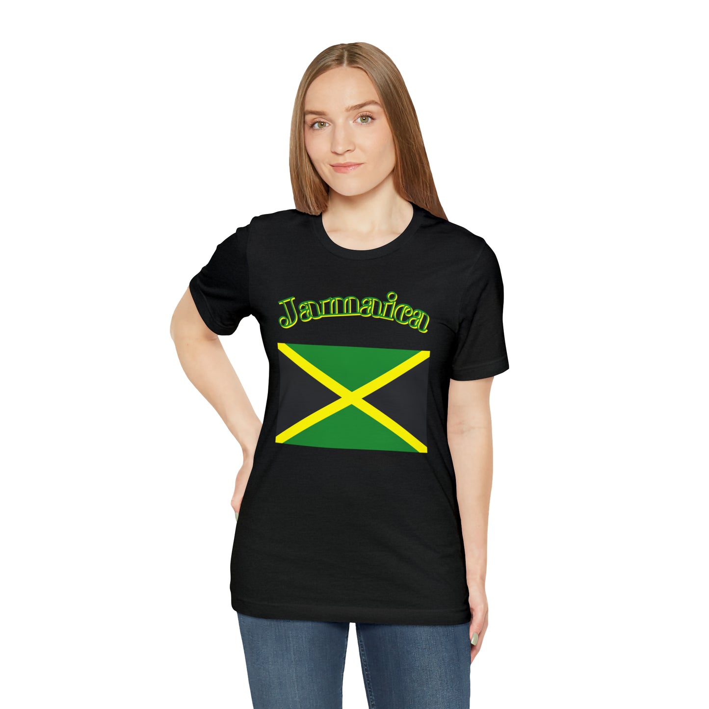 Jamaica flag shirt Jamaican T-shirt positive vibes shirt good vibes tee island girls trip shirt bohemian top Christmas gift for her for him