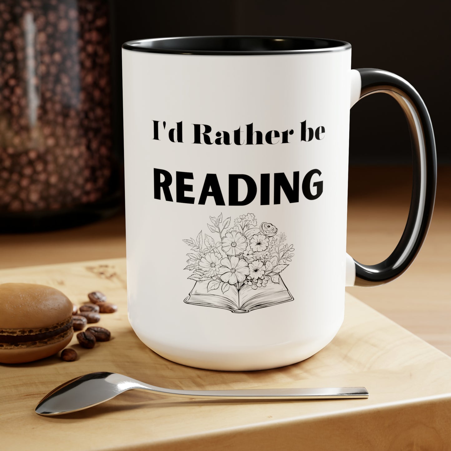 I'd rather be reading mug reading lover gift coffee mug gift for her love you daughter gift Coffee lover Mug chocolate mug gift for him