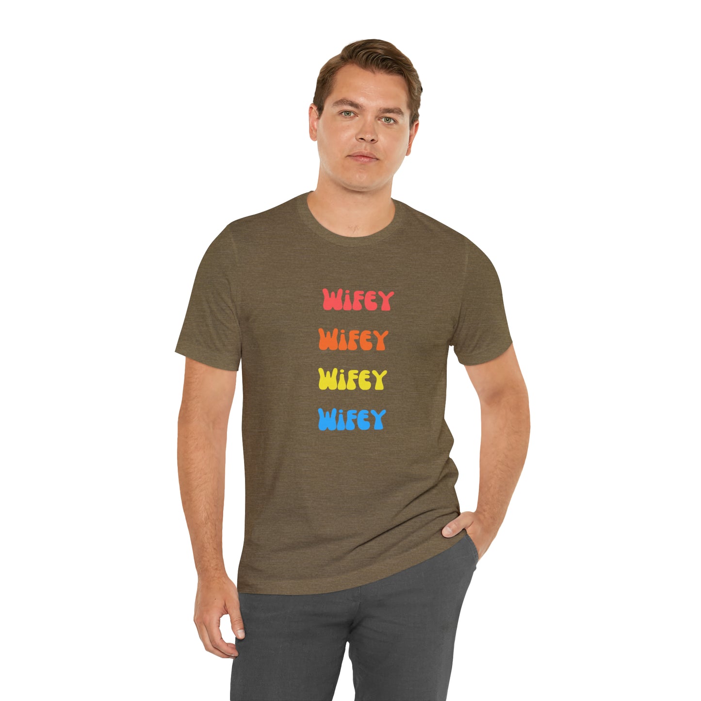 Wifey Wifey T-Shirt Aesthetic Shirt Trendy Shirt Shirt With Words On Back Tumbrl Positive Tee Gift for him Gift for her