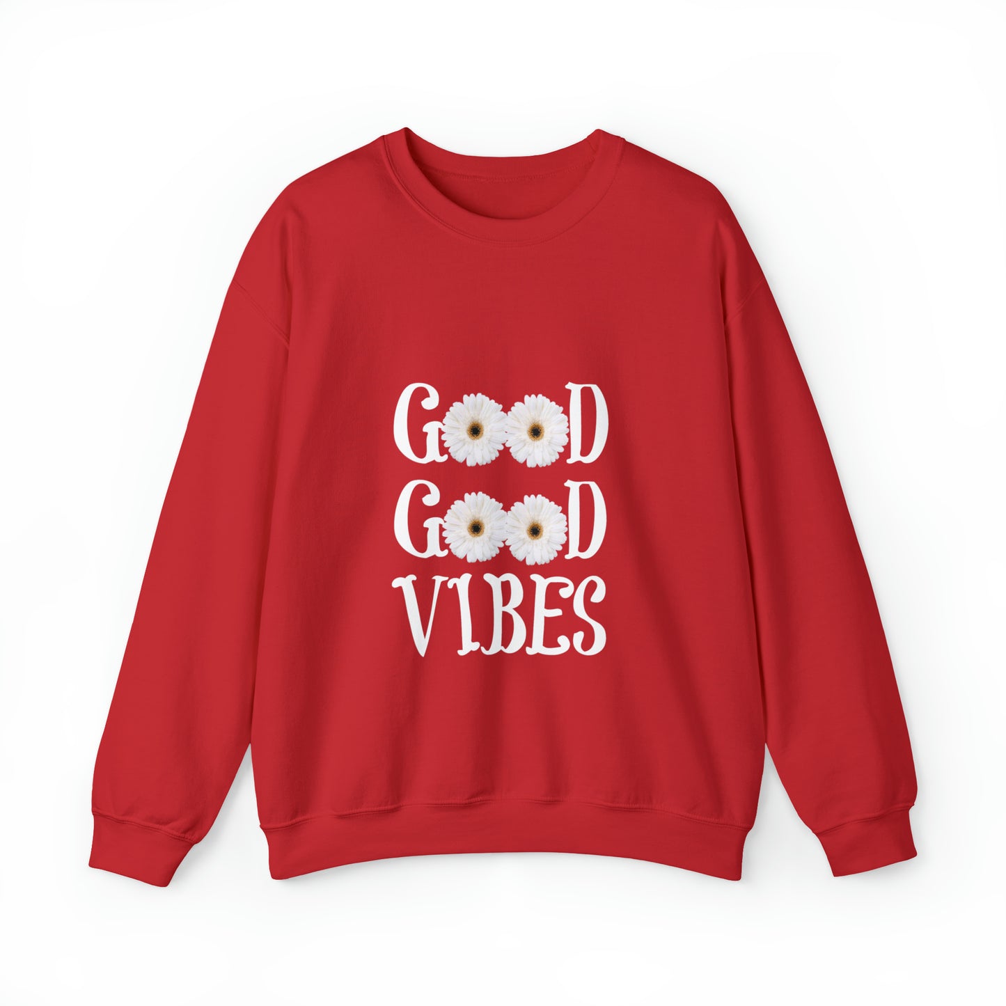 Good Vibes Sweatshirt, Unisex Heavy Blend™ Crewneck Sweatshirt