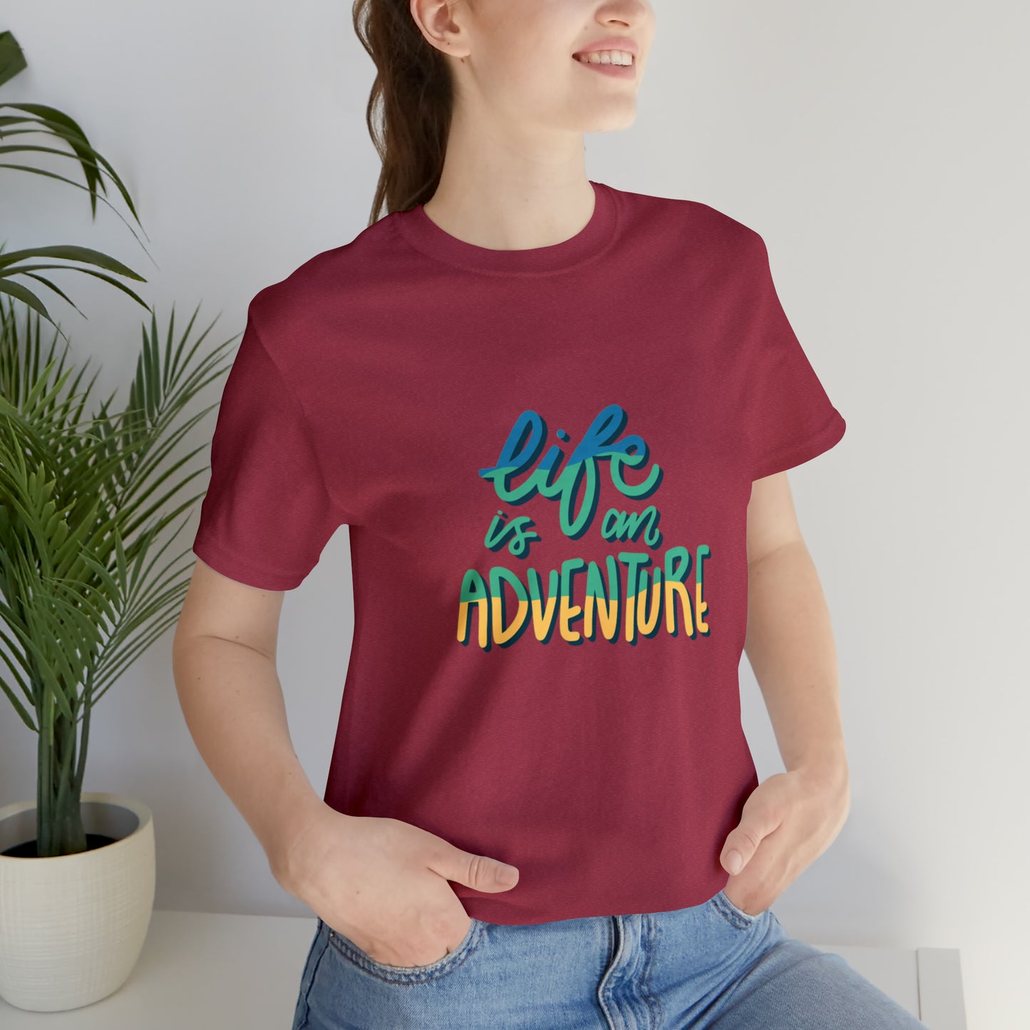 Life is a pure Adventure shirt, Good vibes only shirt, Adventurer shirt, Unisex gift, gift for her, gift for him, vacation shirt,best friend