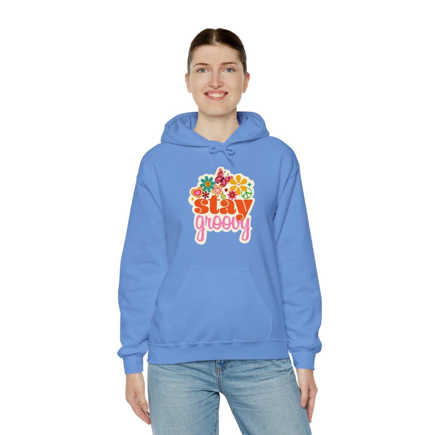 Stay Groovy Hoodie, Hippie Hoodie, good vibes hoodie, Fun Summer shirt, Birthday gift for her, Galantine gift for her,best friend gift, vac