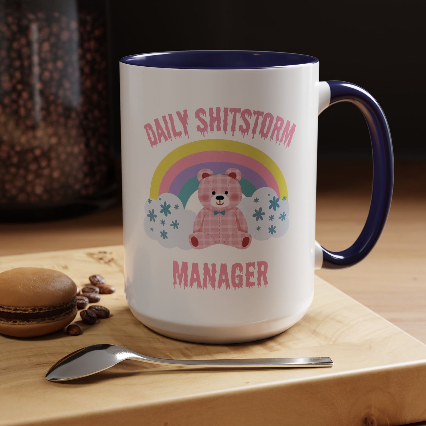 Christmas gift for manager gift for mom Daily Shitstorm Survivor's Club mug Funny Coworker Gift funny Boss Gift Christmas Office Gift Work