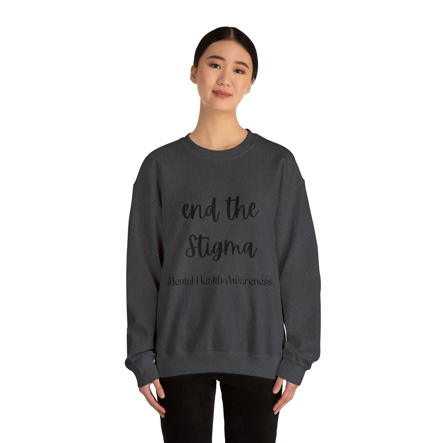 End the stigma sweater mental health awareness sweatshirt self care sweater anxiety sweatshirt psychologist tee Motivational shirt