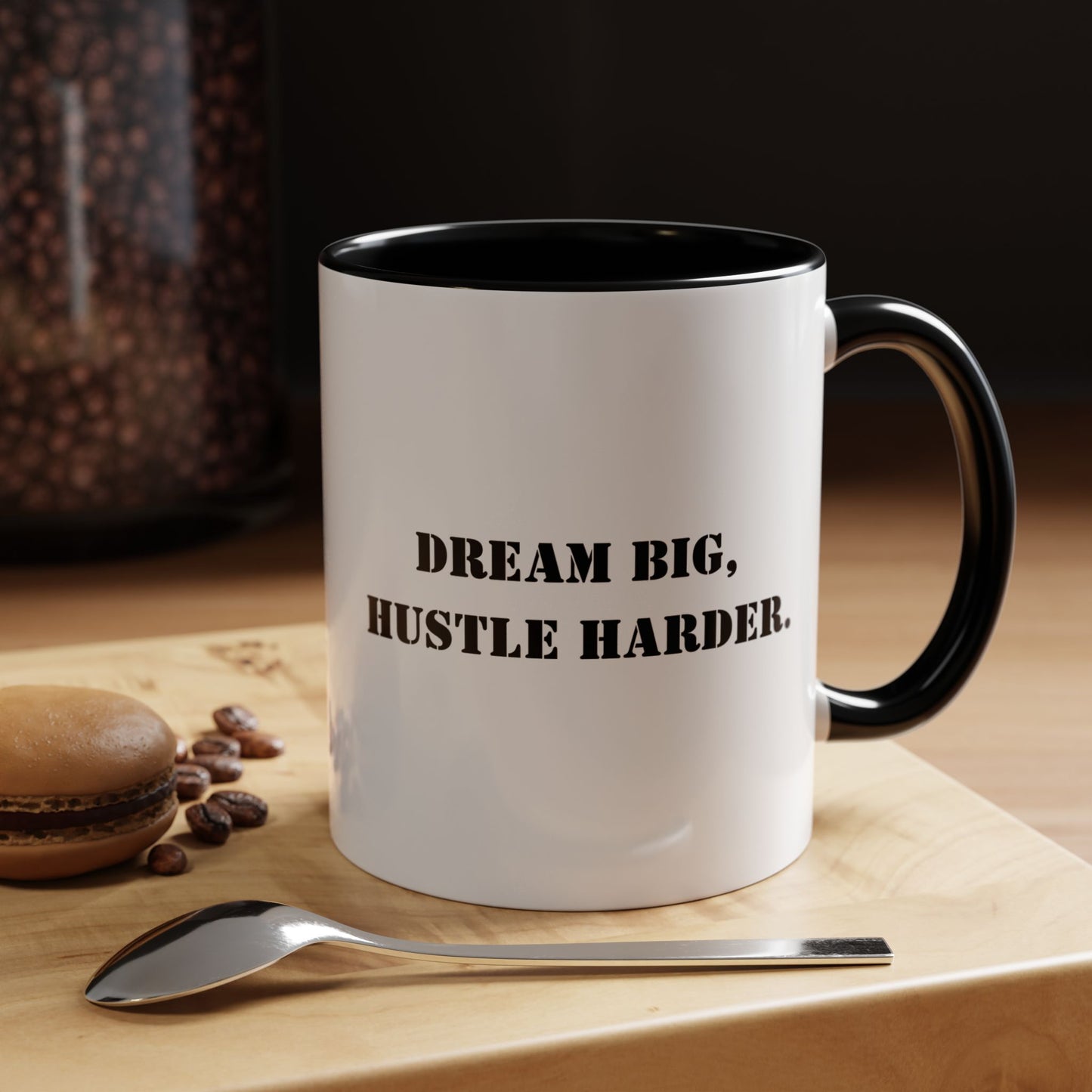 Dream big hustle harder mug Boss gift motivational Entrepreneur gift bestfriend gift Boss Christmas Office Gift Work Mug Office Mug coffee