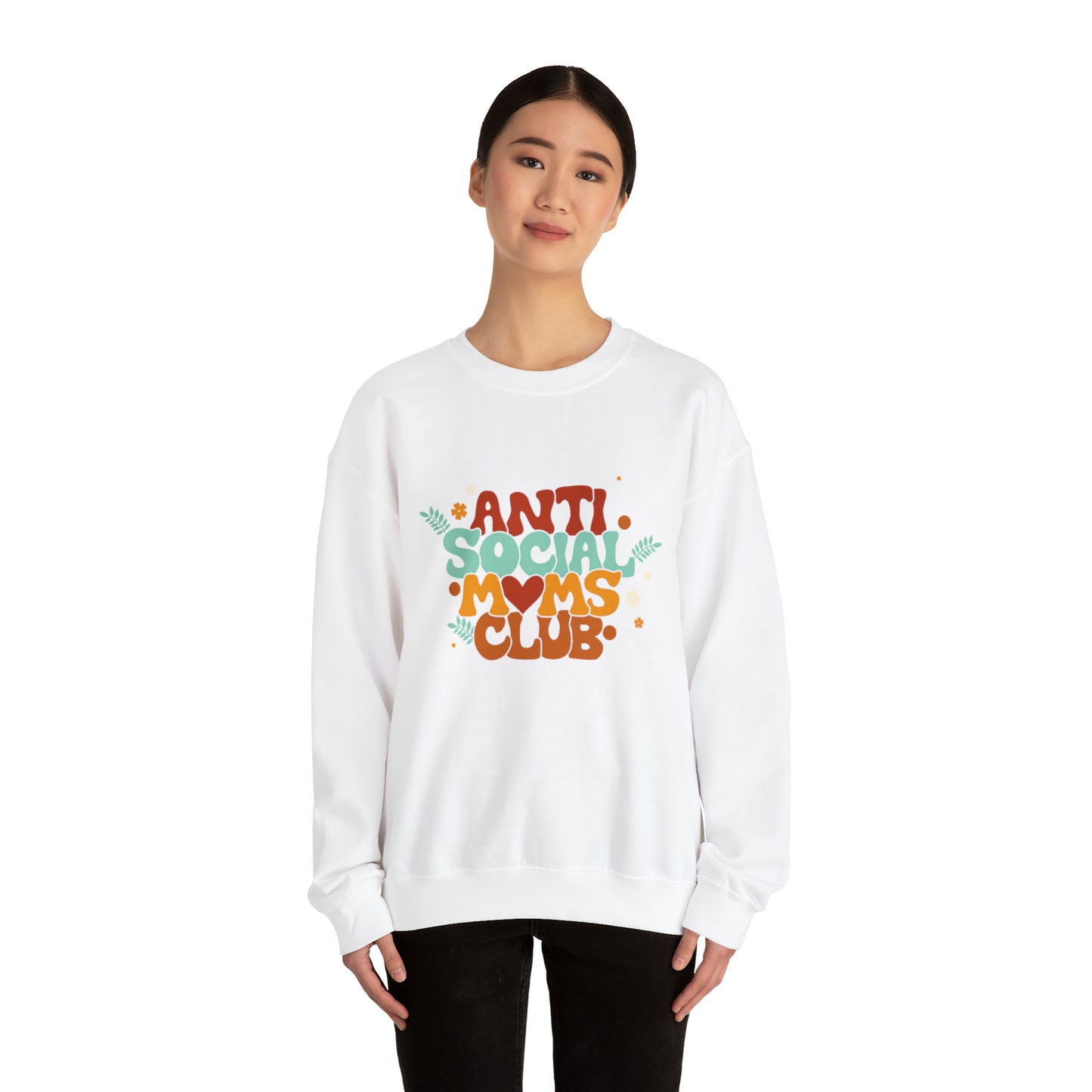 Anti social moms club sweatshirt, Mama Mother Mom sweatshirt, Gift for mom, Christmas gift for her,for him,Birthday gift for her