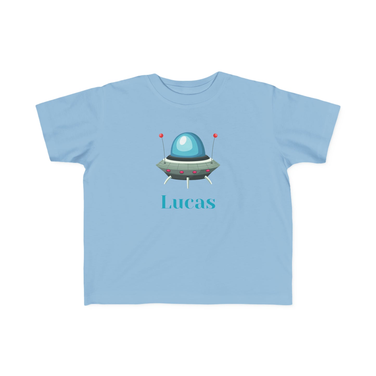Personalized kid shirt ufo Shirt ufo shirt toddler birthday shirt Christmas shirt kid Tshirt Trex fun tee Toddler's Fine Jersey Tee