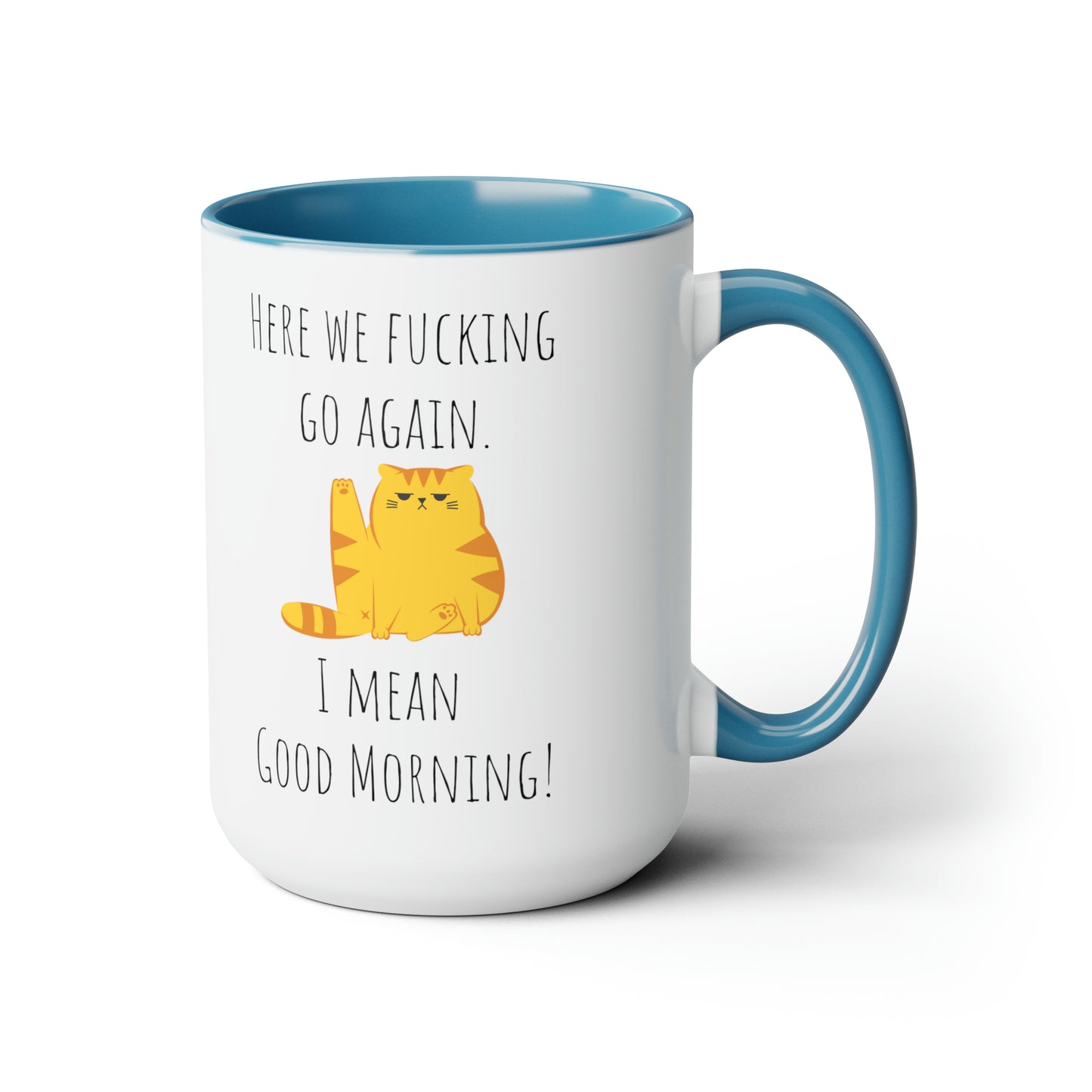 Funny grumpy cat mug funny Coffee Mug Fucking glorious morning mug cat mug gift for her Mug funny gift for wife tea Christmas gift 15oz