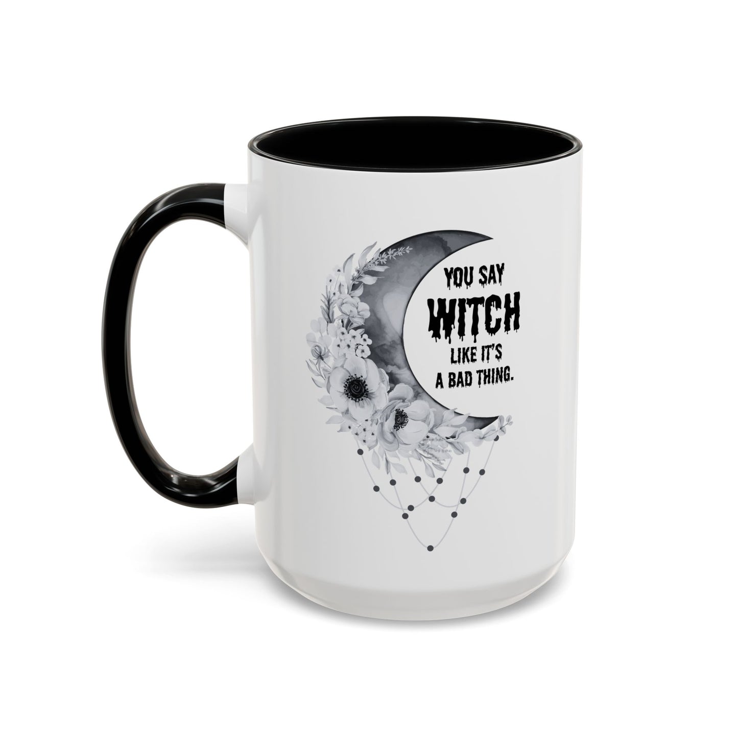 Witch mug Halloween mug Spooky things mug office funny gift best friend gift Christmas word fuck sarcastic humour gift Coffee Mug(11, 15oz)