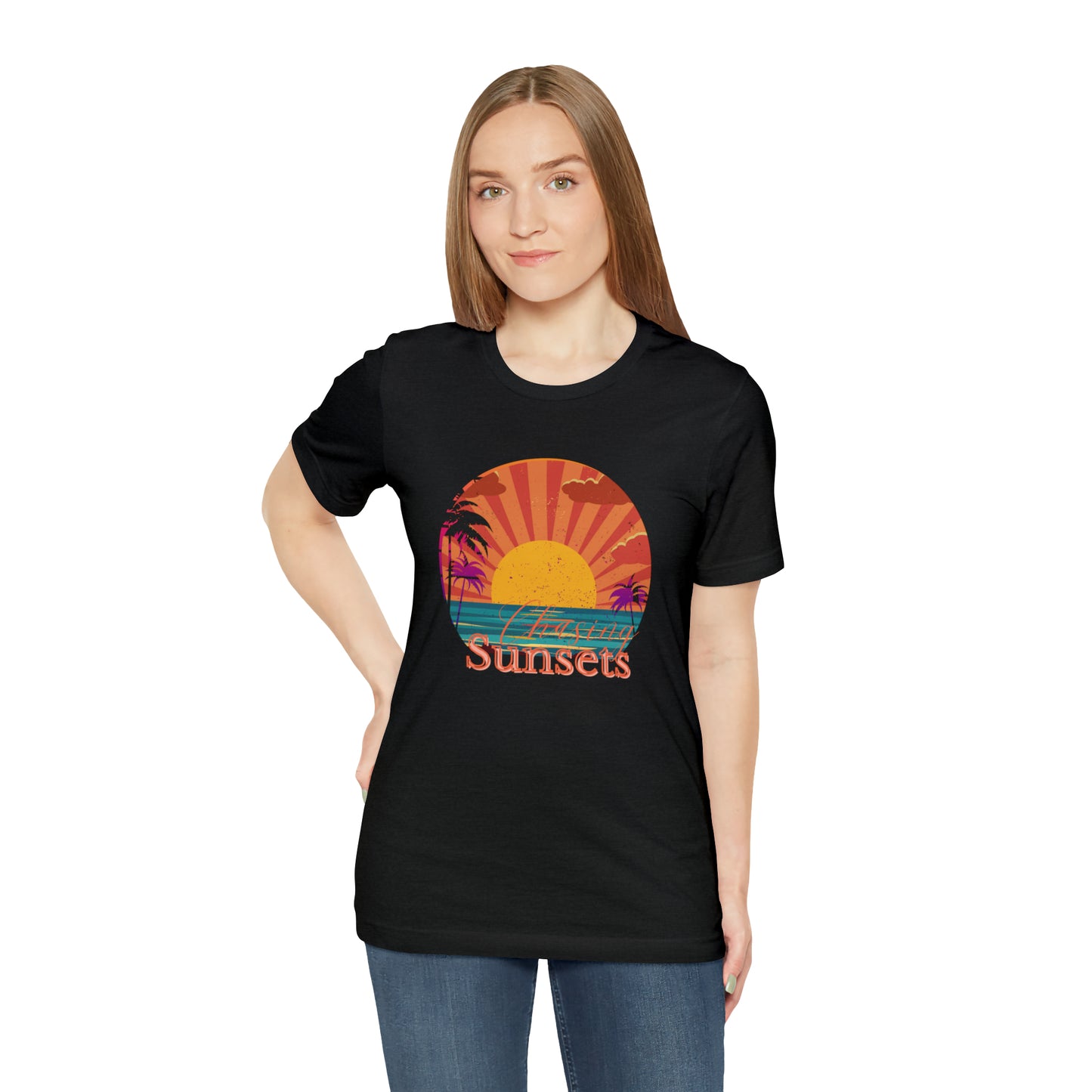 Chasing Sunsets shirt Adventurer shirt Good vibes only T shirt gift for her gift for him vacation shirt best friend