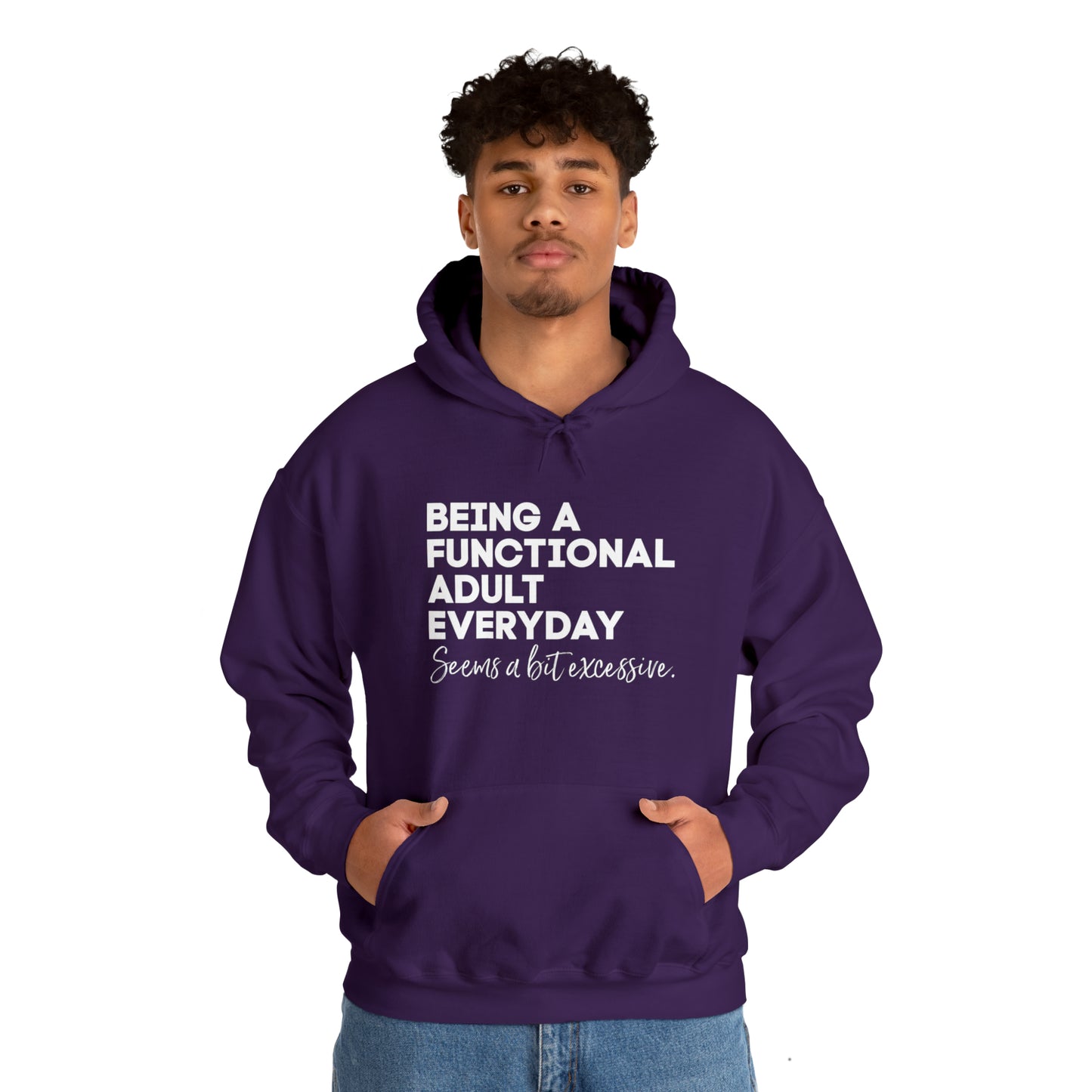 Being a functional adult sweater funny sweashirt birthday gift Christmas gifts Sweatshirt Gift for him Gift