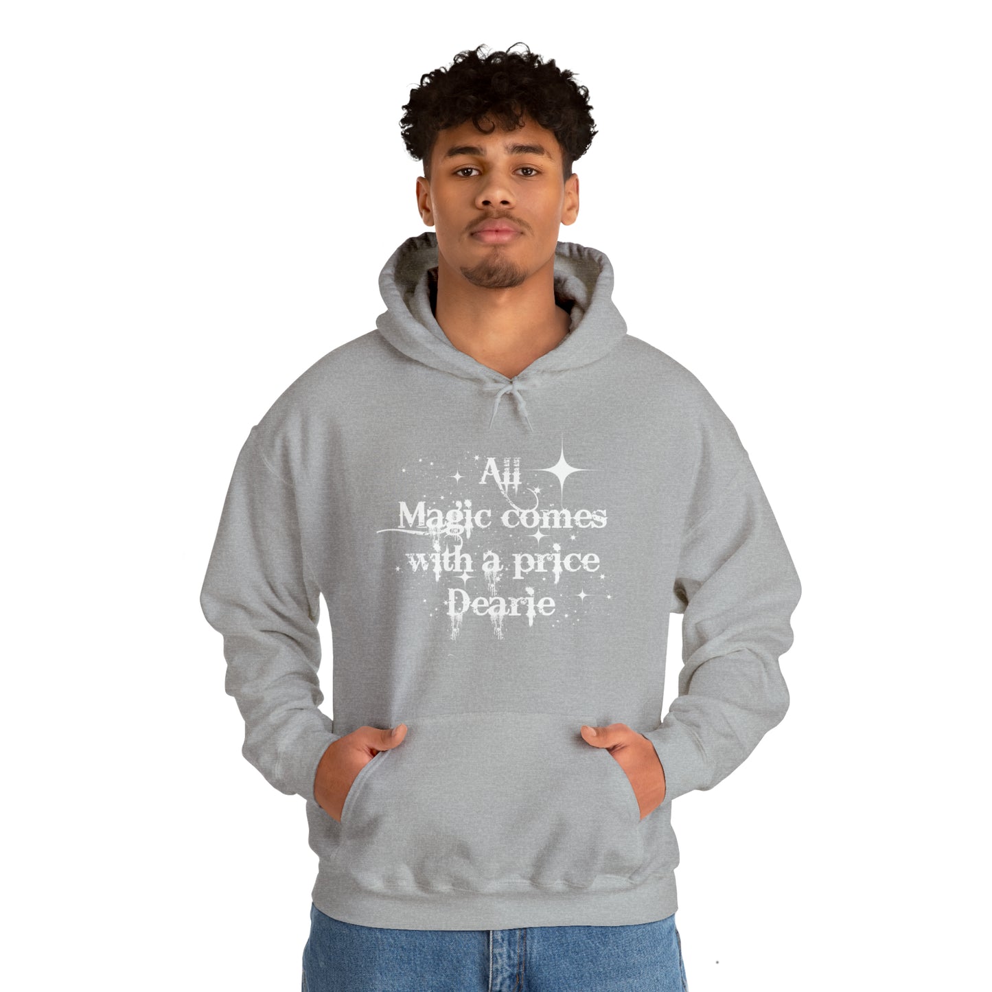 All magic comes with a price Dearie hoodie,OUAT Fan gift, Rumpelstiltskin gift for her, Christmas gift, Unisex Heavy Blend Hooded Sweatshirt