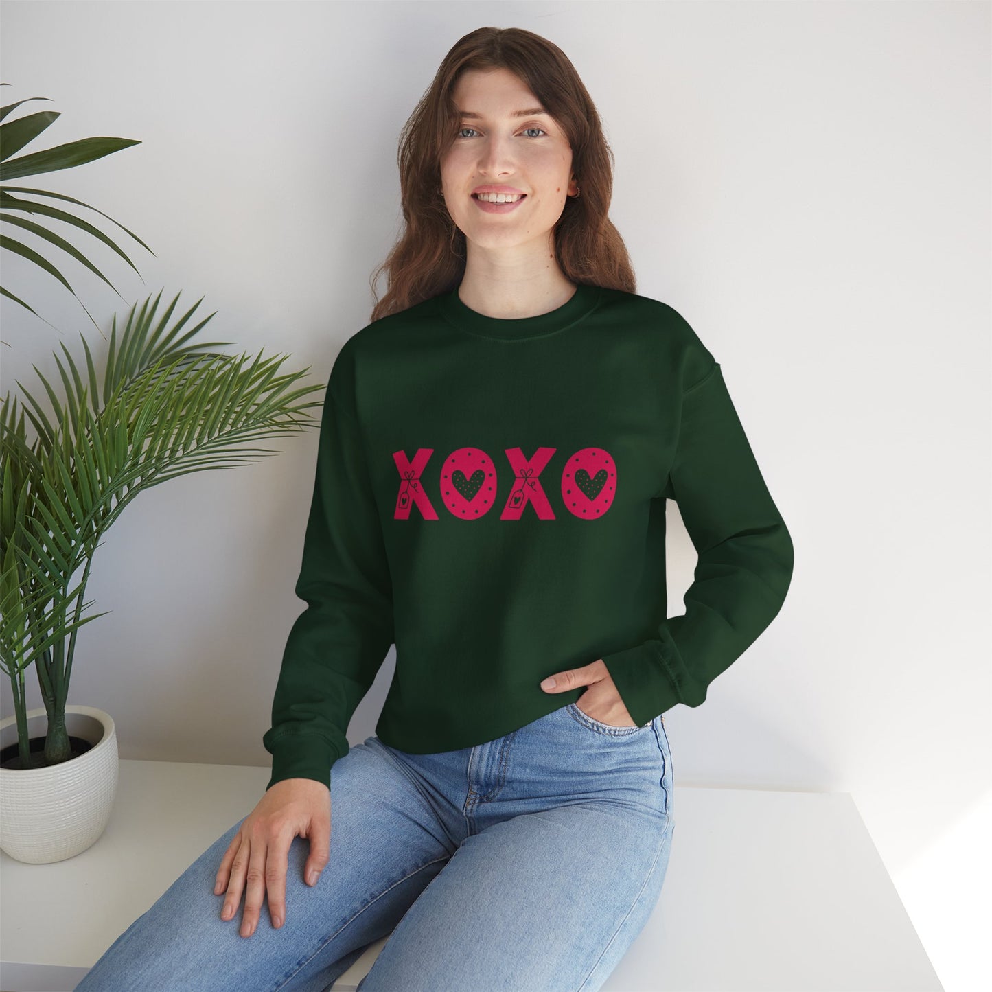 Xoxo valentines Day sweatshirt valentines Day shirt love sweater best friend gift Unisex gift funny Valentine's Day gift for him