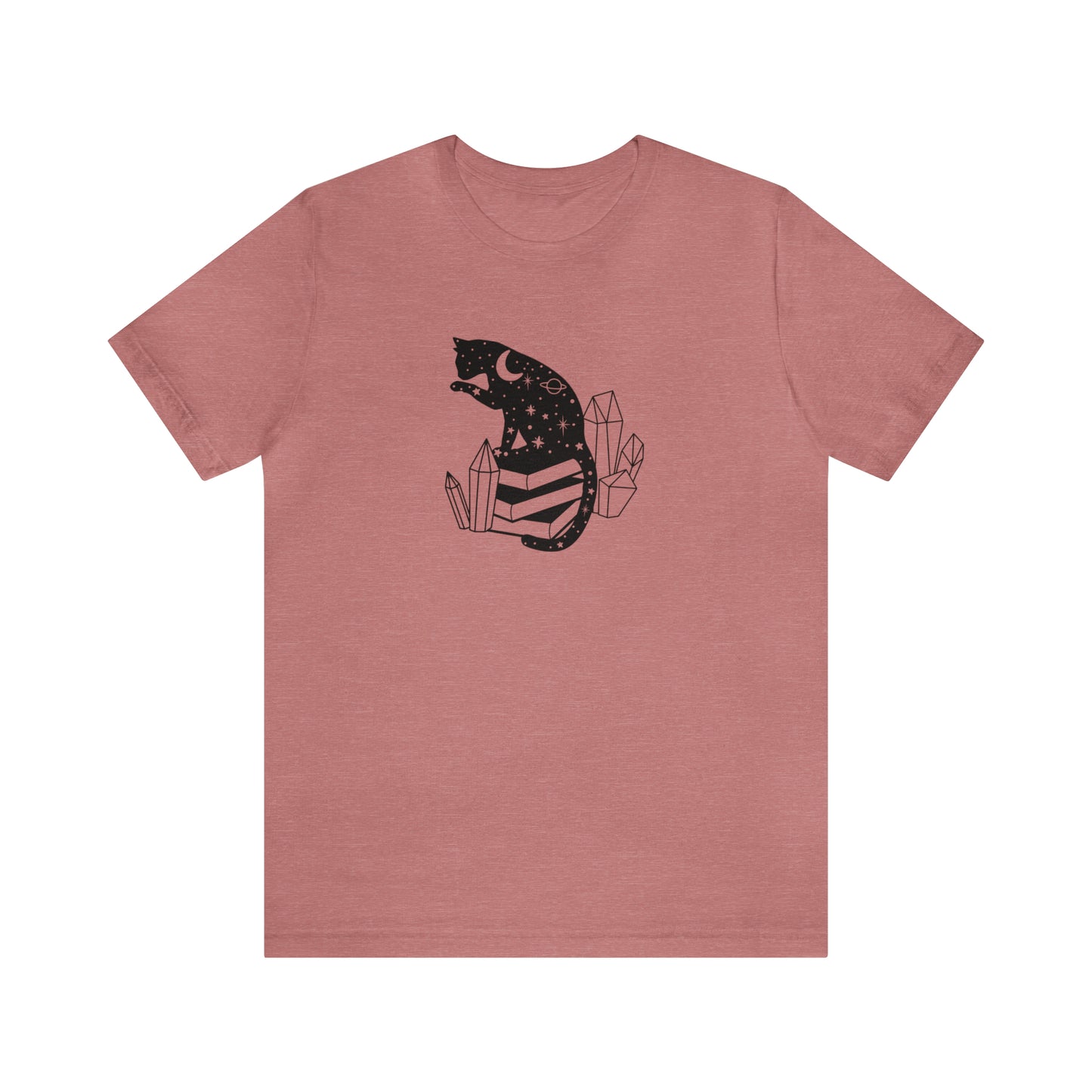 Cat lover tshirt book lover shirt crystal witchy cat Shirt Halloween Cat Sweatshirt Gift for Cat Lover Gift for Cat Mom Gift