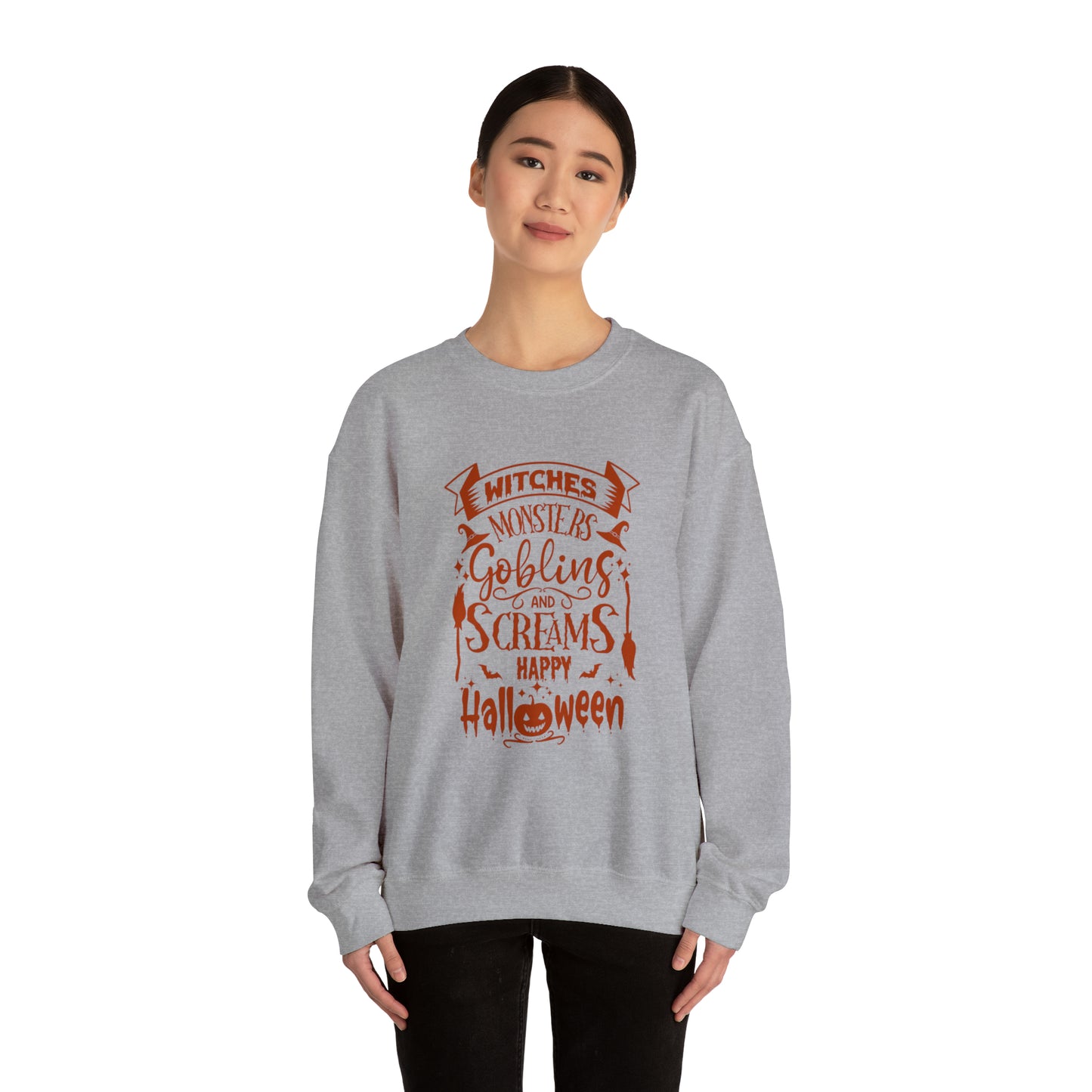 Witches Monsters Halloween Sweatshirt Ghostface Shirt Funny Halloween Horror Shirt Halloween Women's Sweatshirt Funny Halloween Tee Unisex