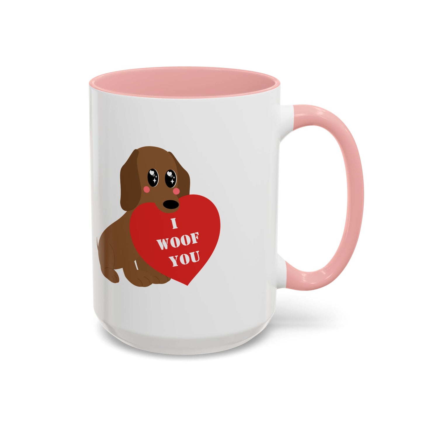 Dog lover mug I woof you mug Valentines day mug i love you Galantines day Bestie gift for her gift tea Mug Coffee Gift for Mom vday gift