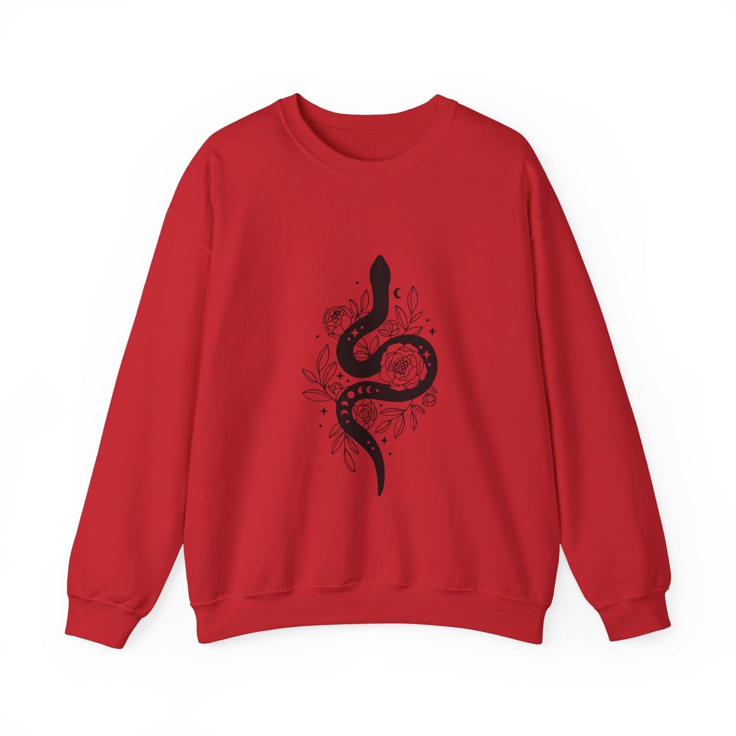 Witchy snake Sweatshirt snake lover gift floral sweater best friend gift Womens Sweatshirt concert merch Tee christmas gift