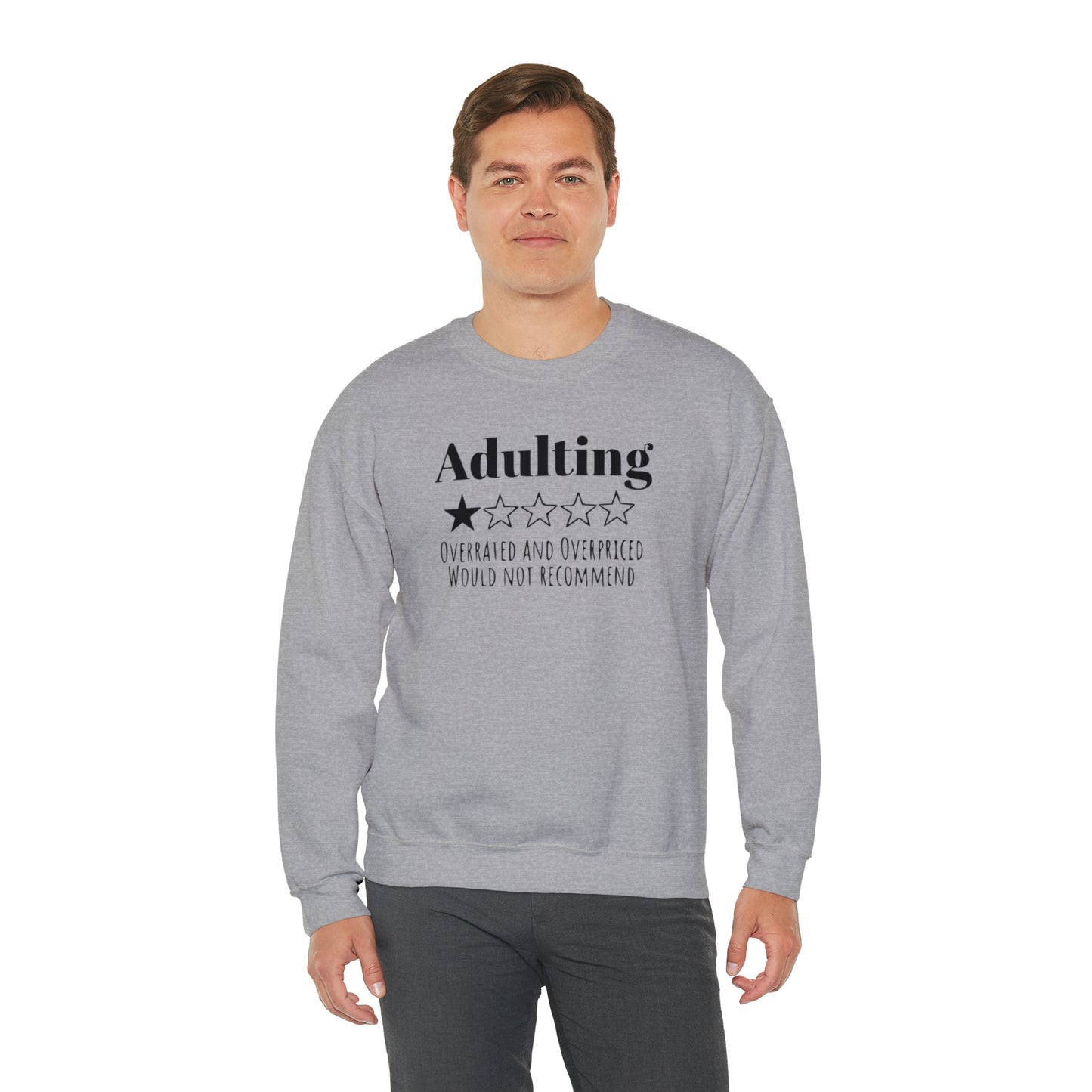 I'm not Adulting Sweatshirt unisex, I'm not adulting today, Funny adulting shirt Christmas Sweater,Christmas Crewneck,Holiday Christ