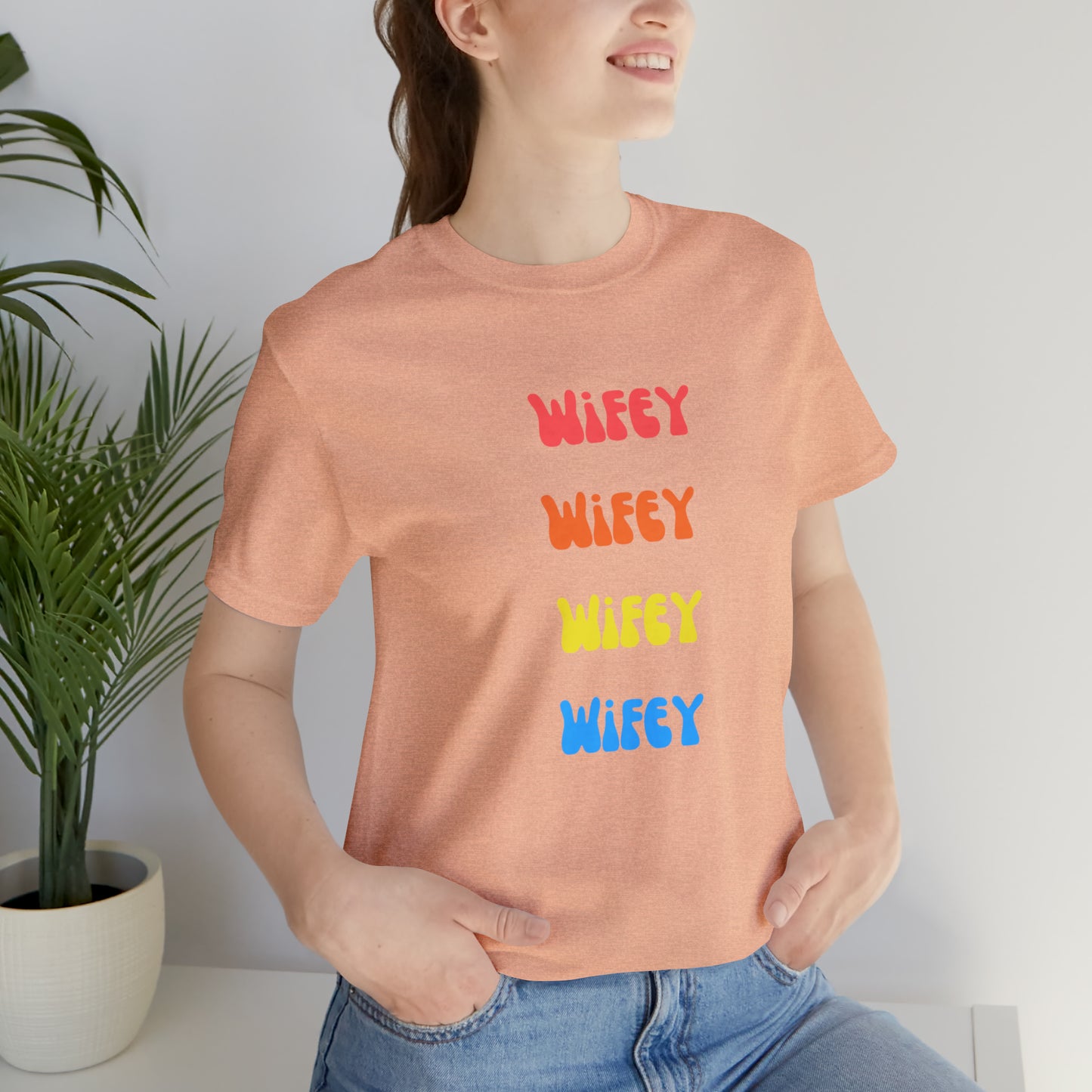 Wifey Wifey T-Shirt Aesthetic Shirt Trendy Shirt Shirt With Words On Back Tumbrl Positive Tee Gift for him Gift for her