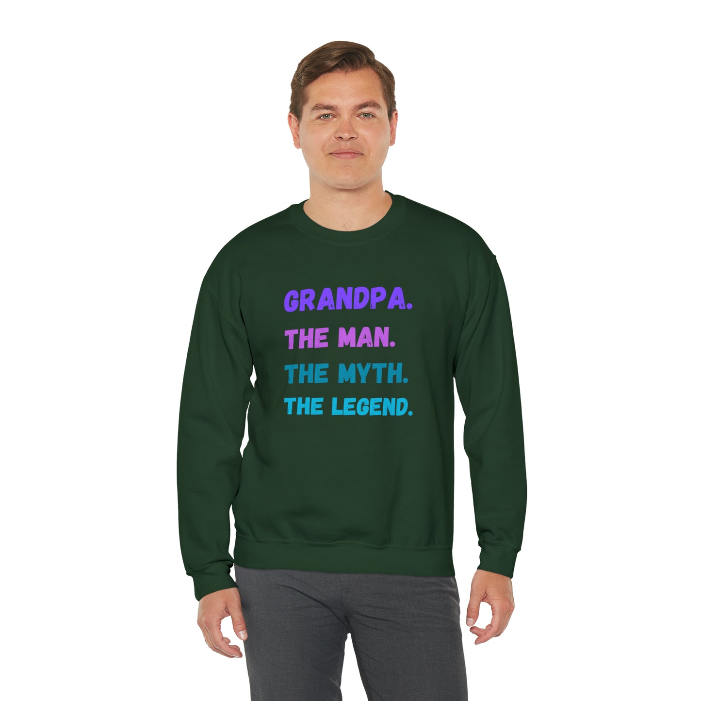 Grandpa the man the myth the legend sweatshirt gift for Dad and me shirts Father's day gifts best friend sweater Christmas gift for dad