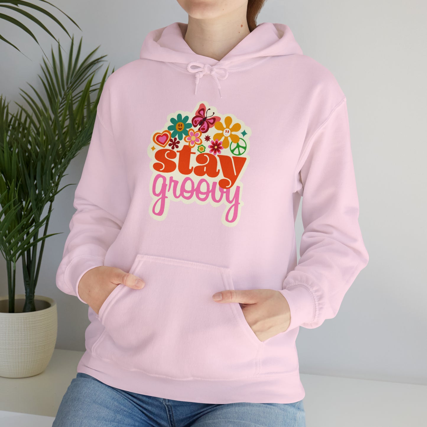 Stay Groovy Hoodie, Hippie Hoodie, good vibes hoodie, Fun Summer shirt, Birthday gift for her, Galantine gift for her,best friend gift, vac