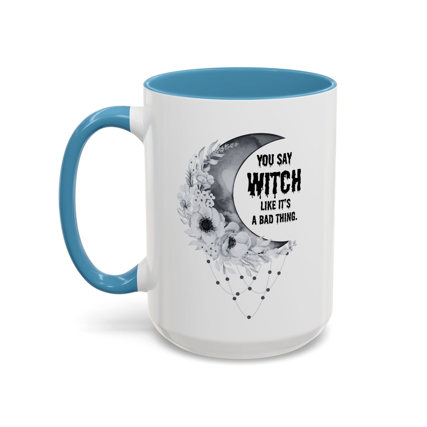 Witch mug Halloween mug Spooky things mug office funny gift best friend gift Christmas word fuck sarcastic humour gift Coffee Mug(11, 15oz)