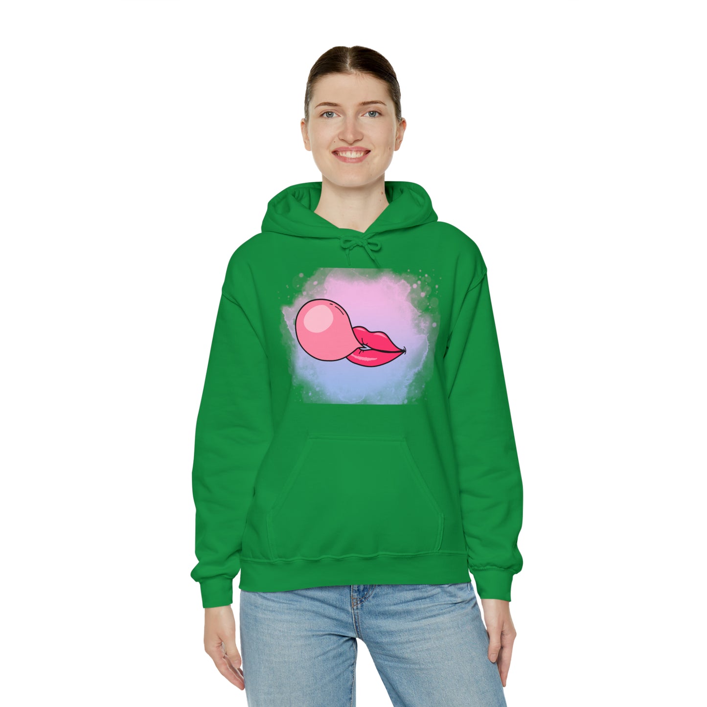 Bubble Gum kiss Hoodie, Summer Bubblegum shirt, Birthday gift for her, Galantine gift for her, best friend gift,birthday vacation,Unisex