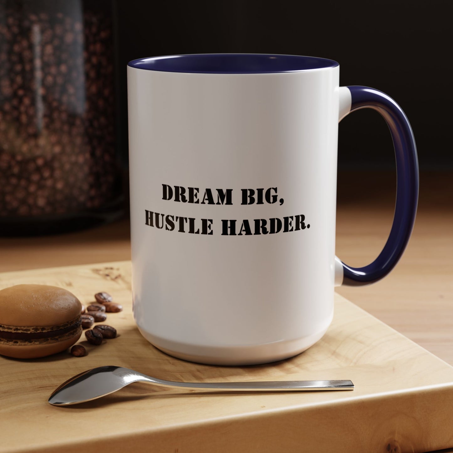 Dream big hustle harder mug Boss gift motivational Entrepreneur gift bestfriend gift Boss Christmas Office Gift Work Mug Office Mug coffee