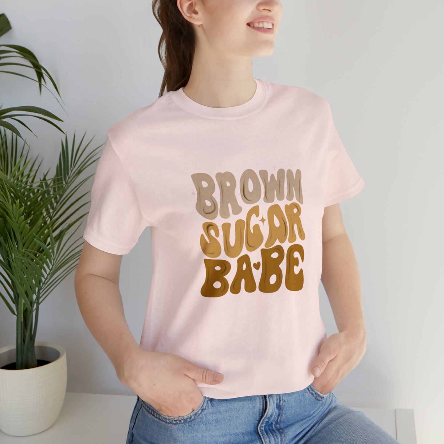 Brown Sugar Babe shirt, Gift for her, gift for him, Birthday shirt, Family vacation shirts, Unisex Jersey Short Sleeve Tee