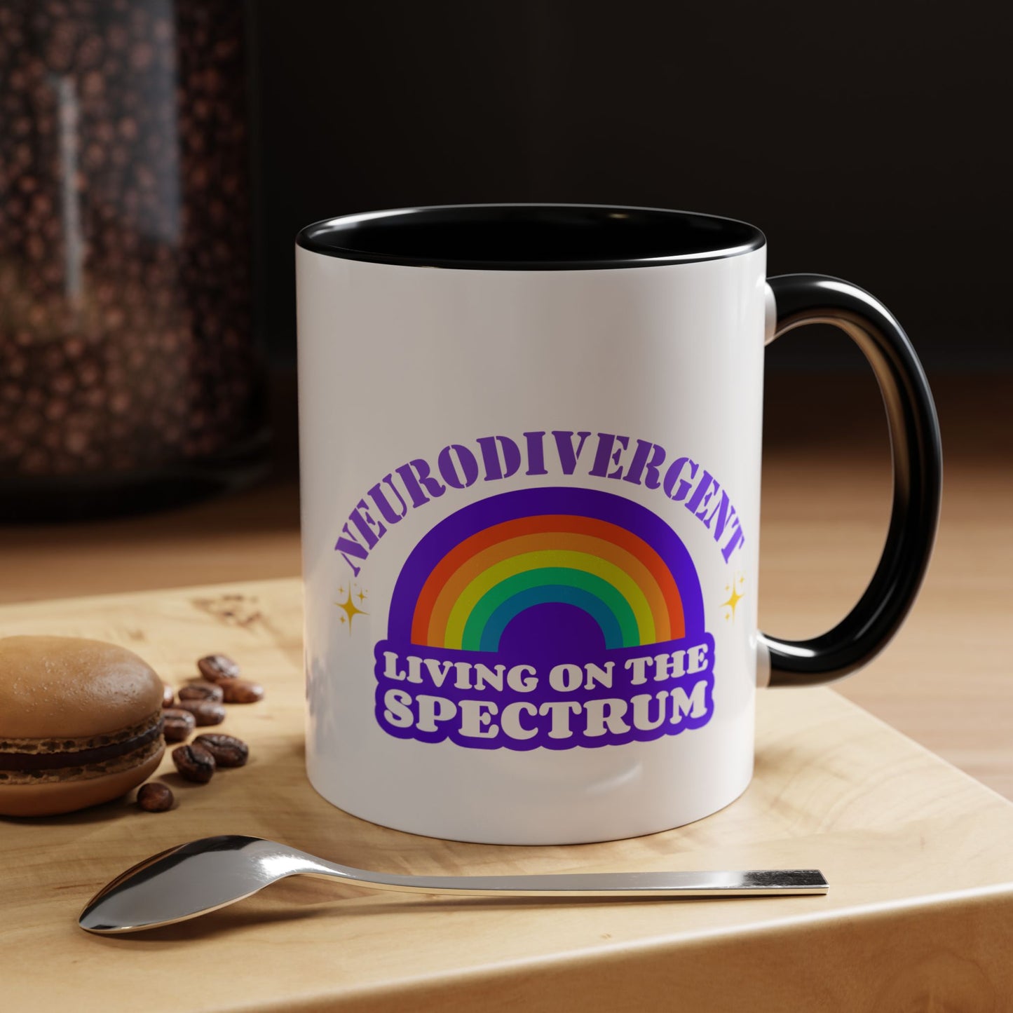 NeuroDivergent mug Morning affirmations mug neurospicy mug rainbowmug On the spectrum gift Christmas gift for her gift for him bestie Mug