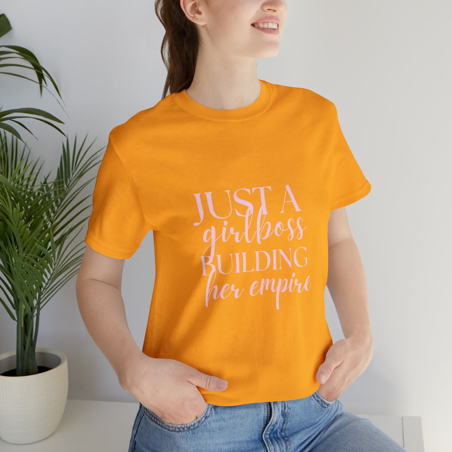 Girlboss shirt, Just a girlboss building her empire tee, Bossbabe sweater, entrepreneur Unisex shirt, vacation shirt, best friend