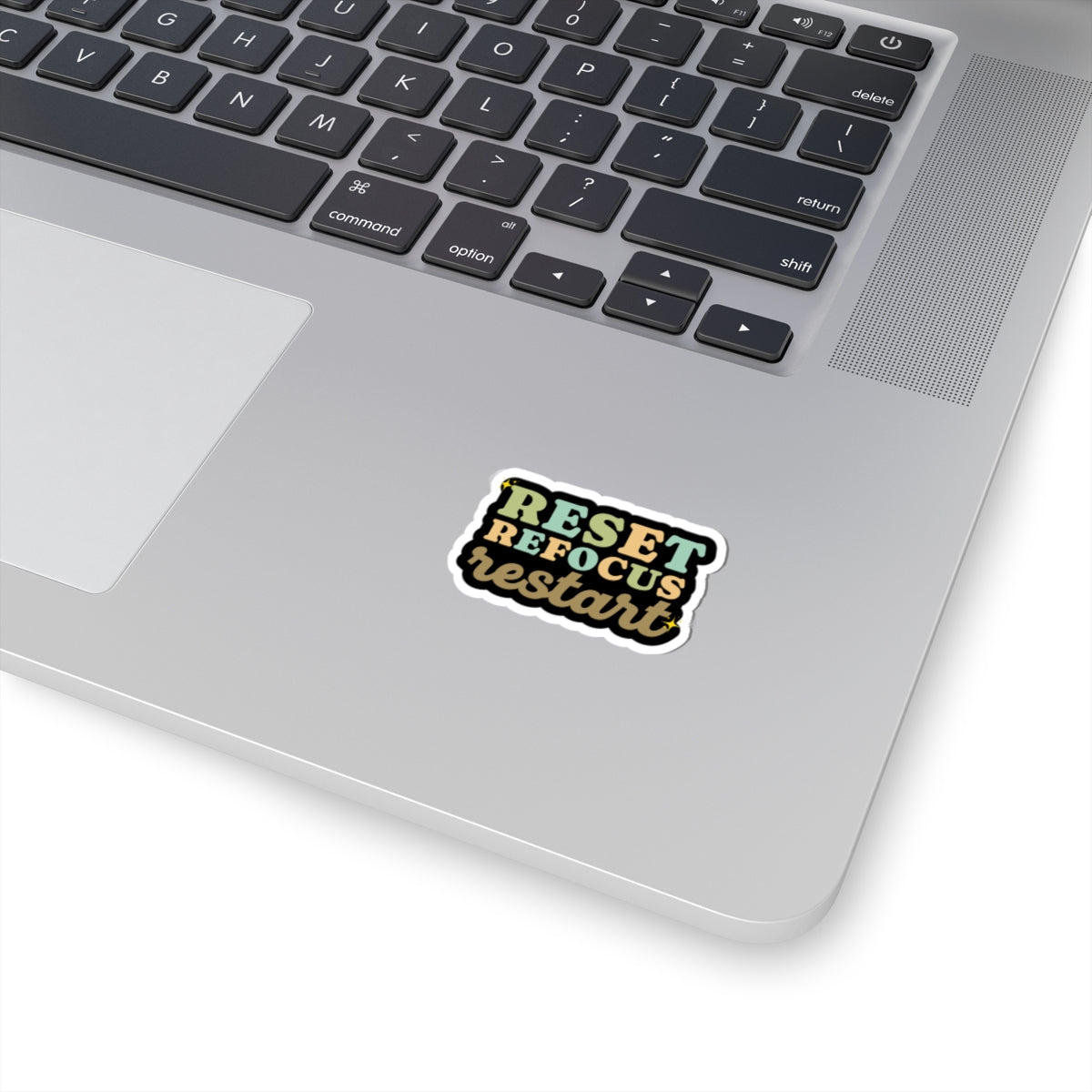 Reset Refocus Restart sticker Motivational sticker laptop Motivating sticker keep trying sticker loved gift for her gift for him girlboss
