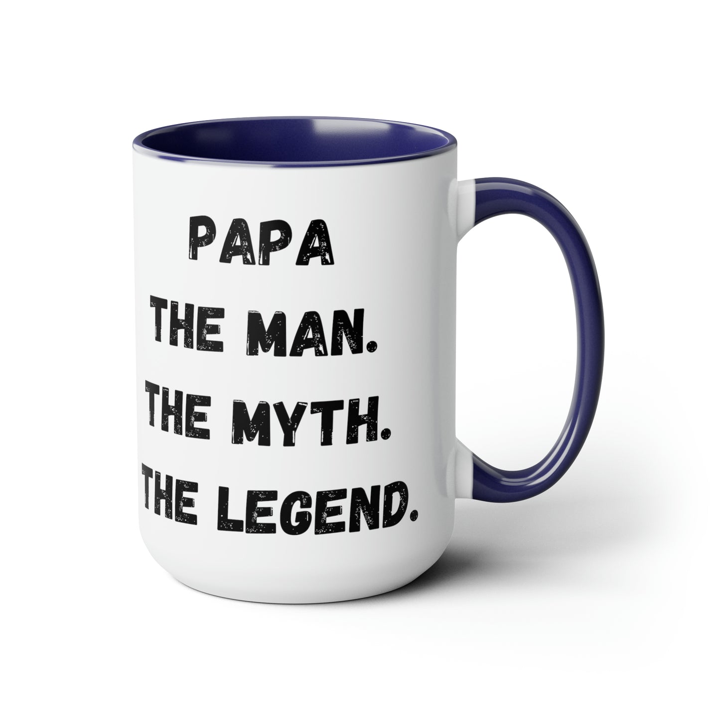 Papa the man the myth the legend mug Daddy mug love you dad gift Coffee Mug pregnancy reveal gift heart mug gift for her Mug wife Coffee tea