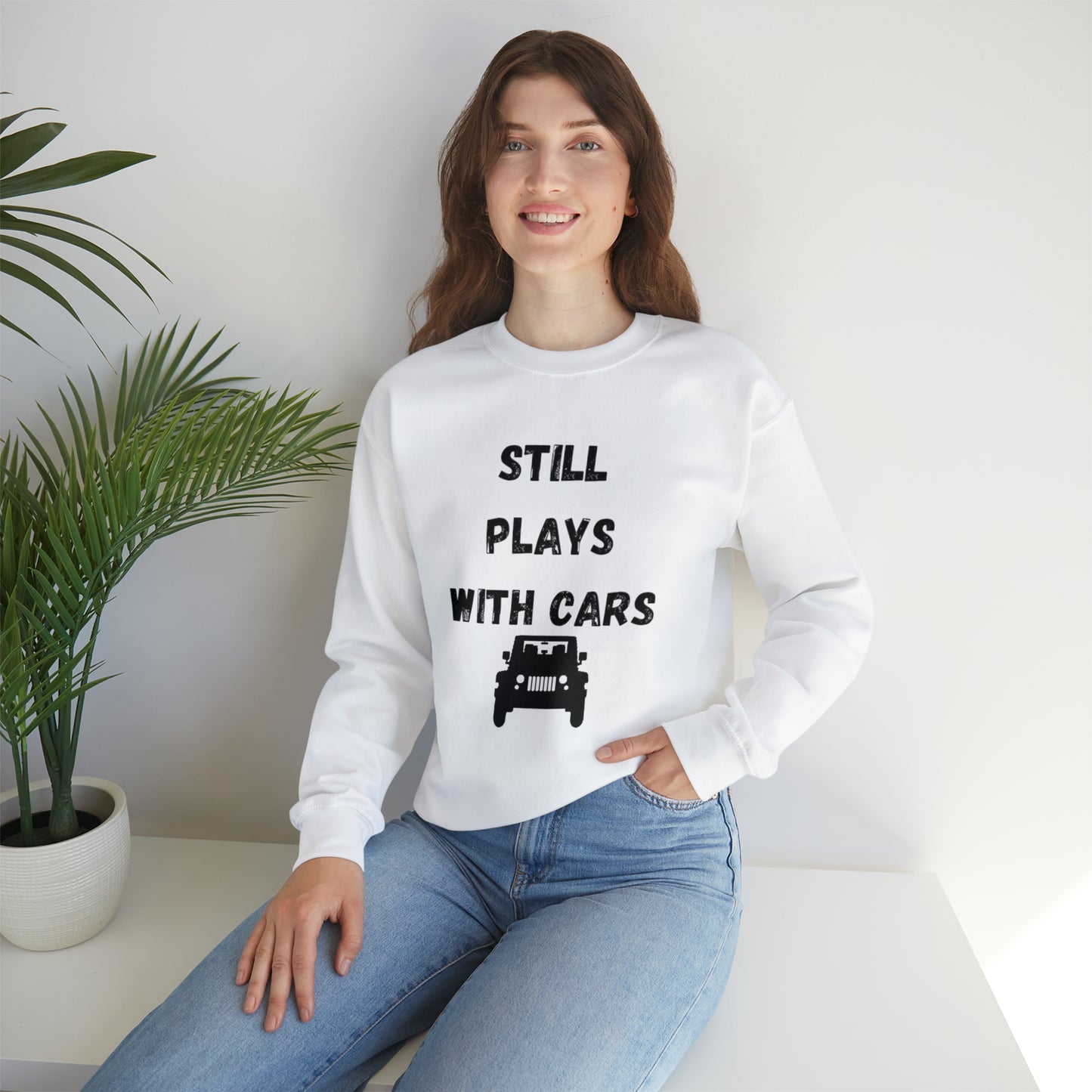 Funny unisex sweatshirt, Still Plays with cars shirt, I'll be In The Garage Shirt, Fathers Day Gift, Dad shirt, Husband birthday Gift,
