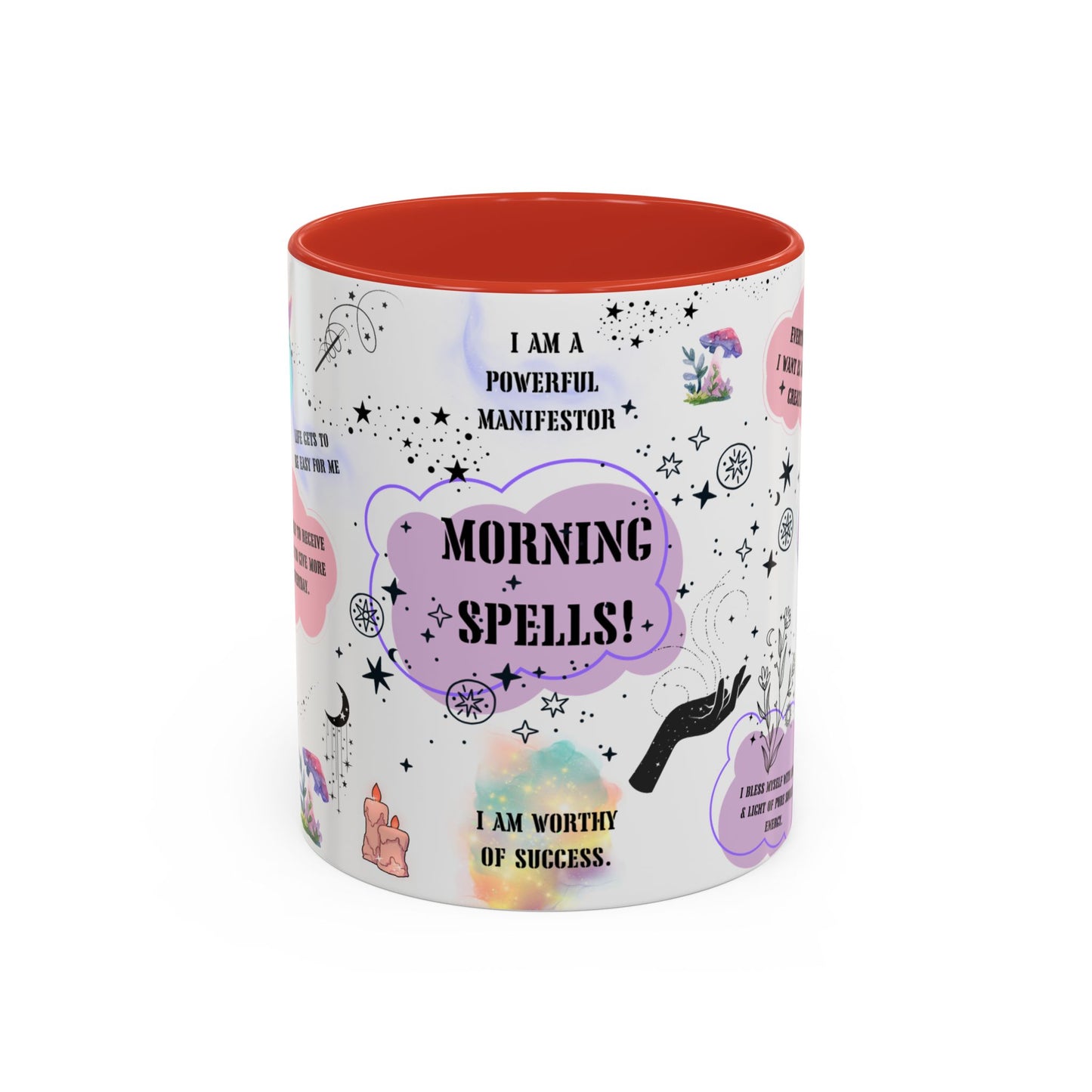 Morning spells mug morning affirmations mug witchy christmas gift coven mug Witches mug Halloween mug wicked mug bestie Gift Mug coffee