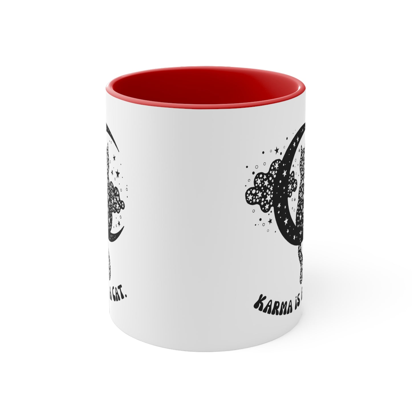Karma is a cat mug best friend gift for her gift for him Birthday gift coffee mug tea gift for cat lover bestie valentinesday gift Christmas